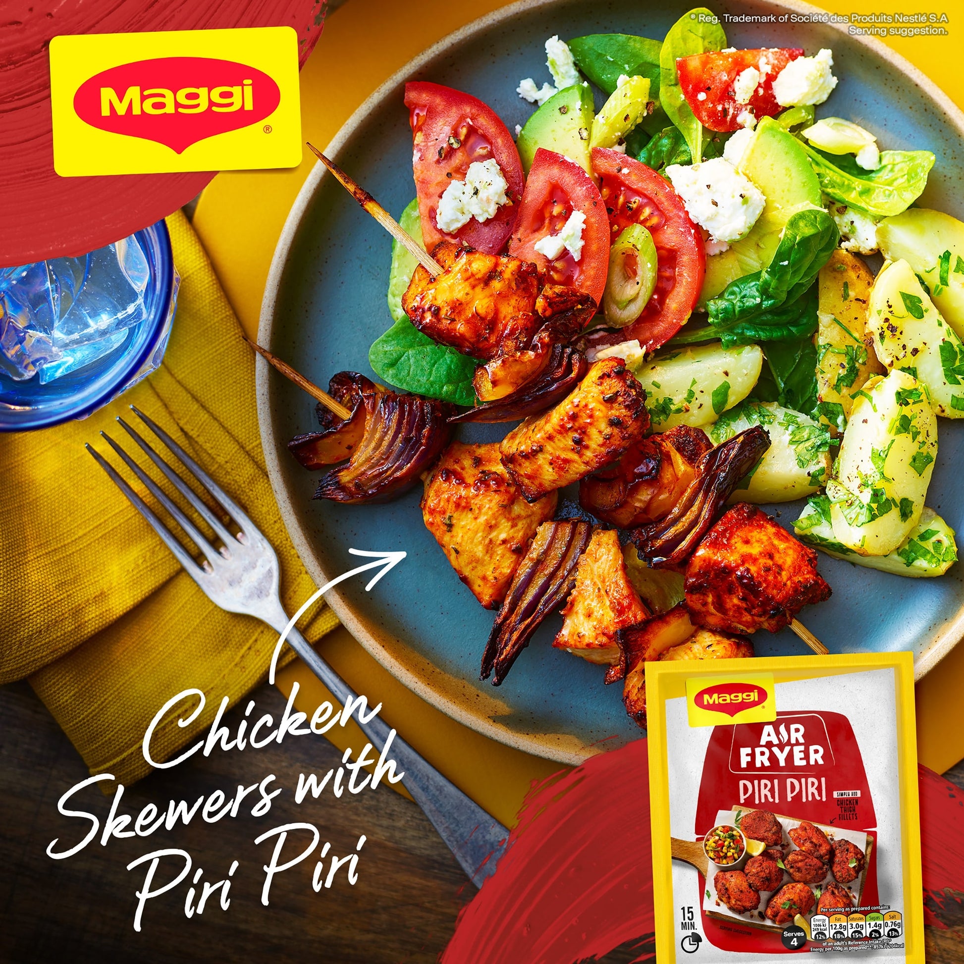 Maggi Air Fryer Piri Piri Seasoning Mix 27g — image 3