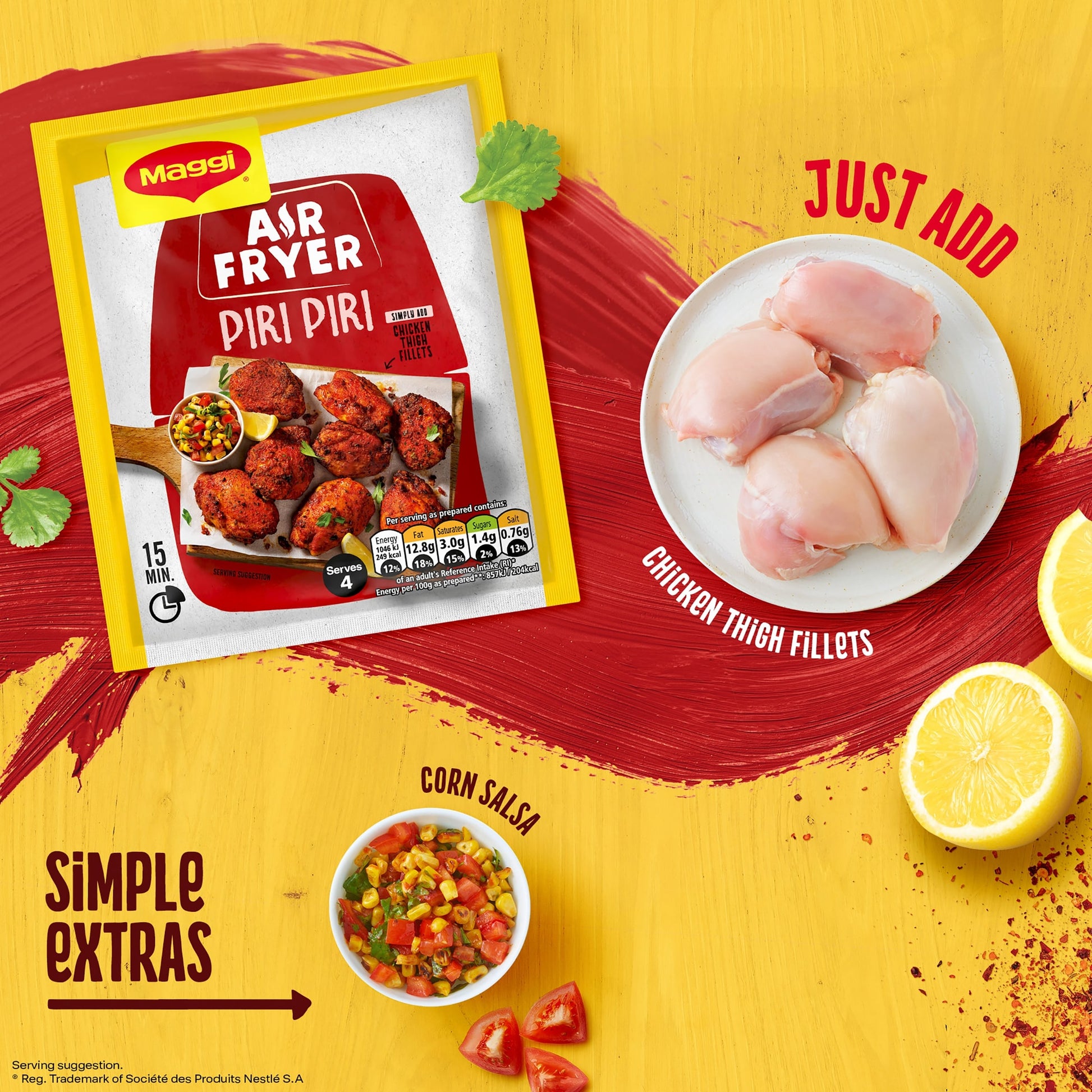 Maggi Air Fryer Piri Piri Seasoning Mix 27g — image 4
