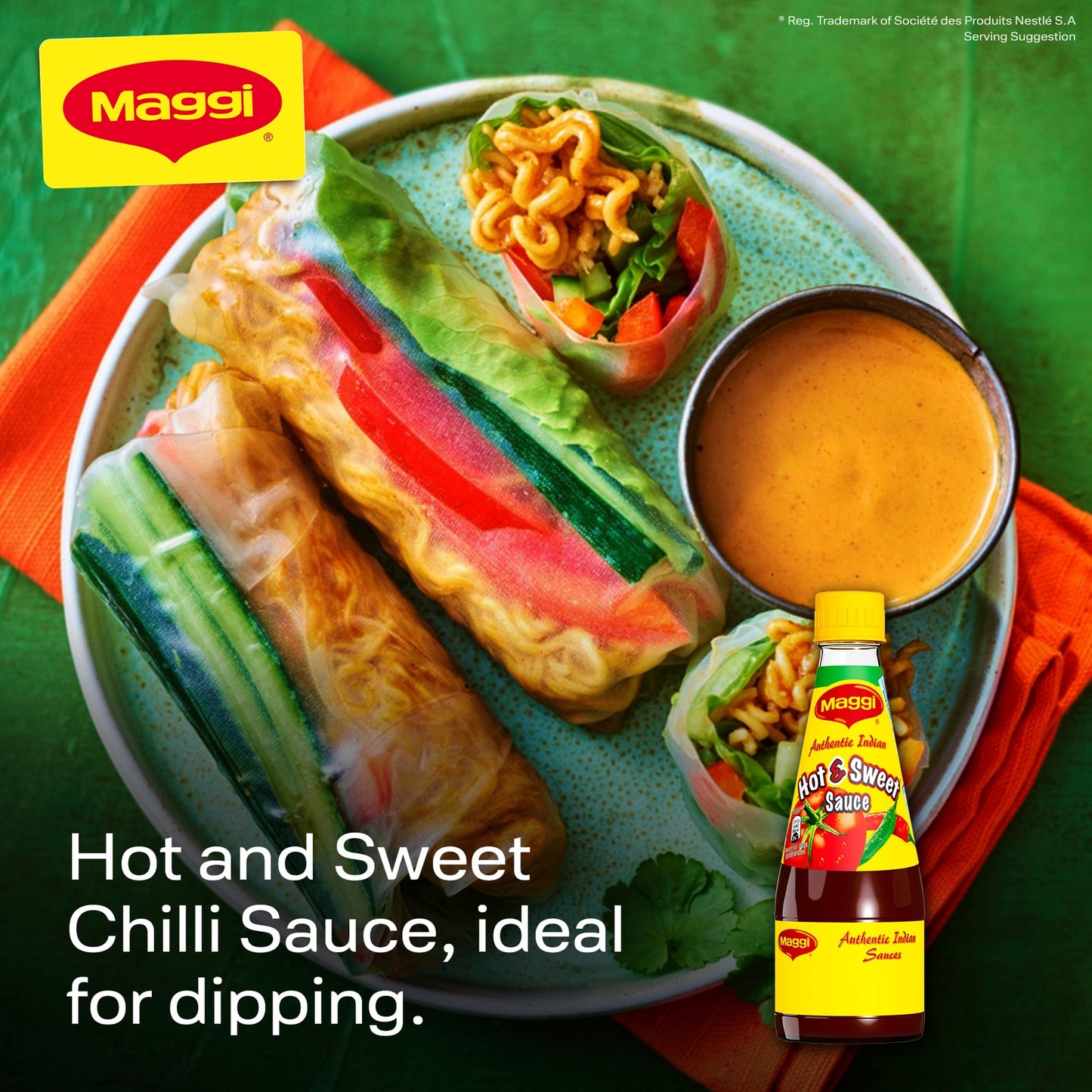 Maggi Authentic Indian Hot and Sweet Sauce 400g — image 2