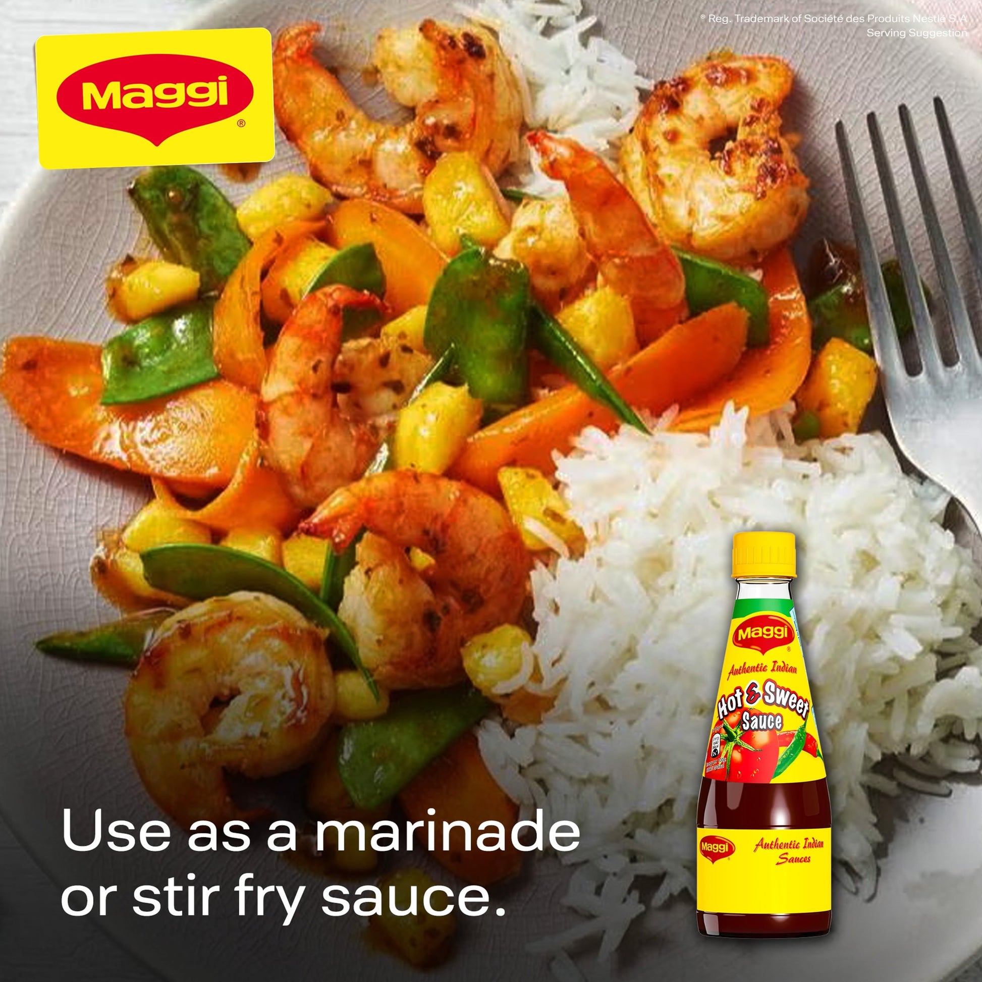 Maggi Authentic Indian Hot and Sweet Sauce 400g — image 3