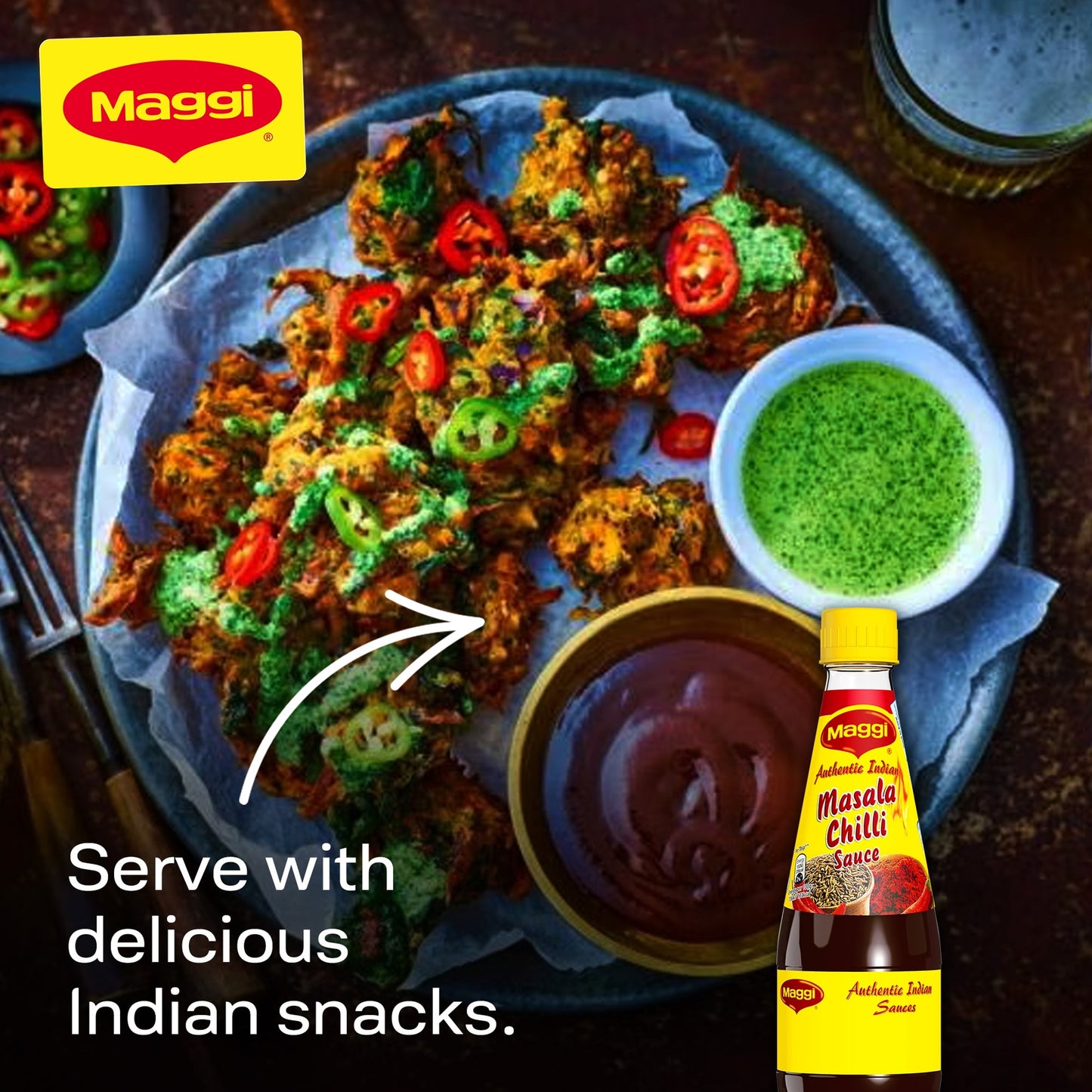 Maggi Authentic Indian Masala Chilli Sauce 400g — image 2