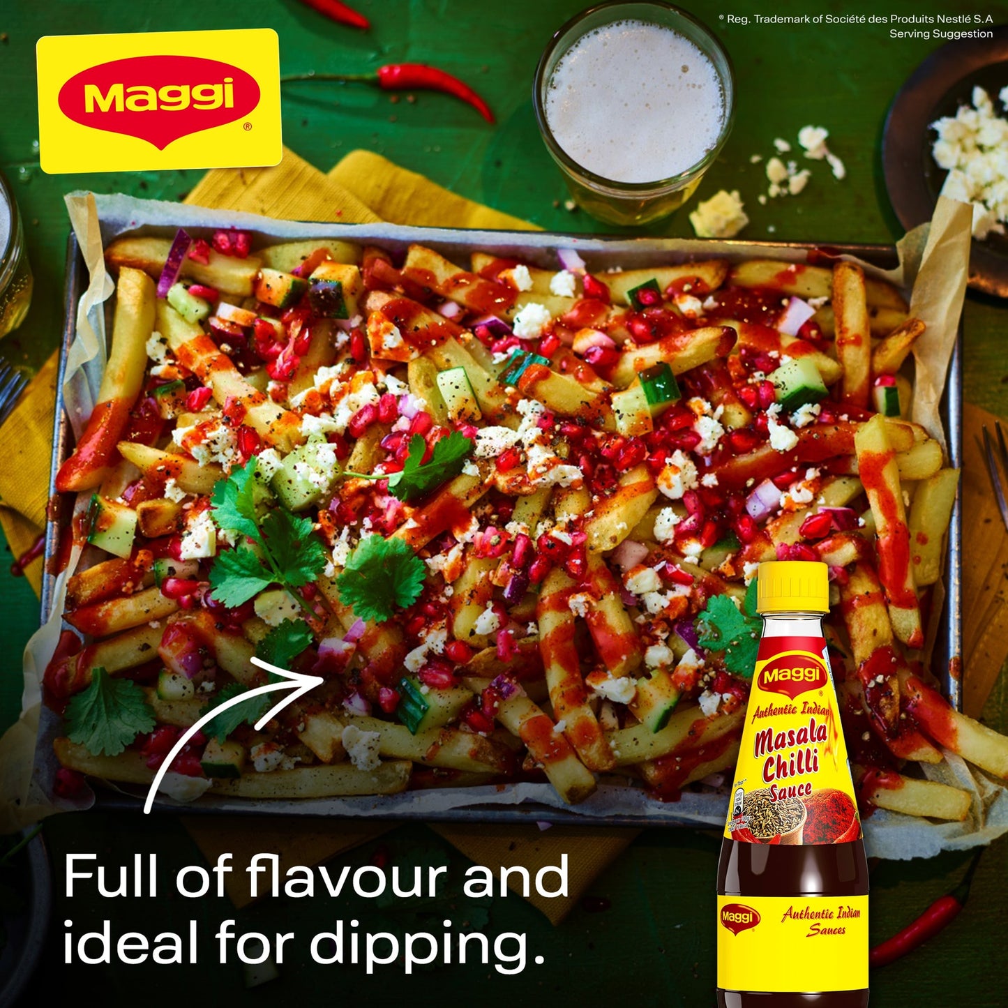Maggi Authentic Indian Masala Chilli Sauce 400g — image 3