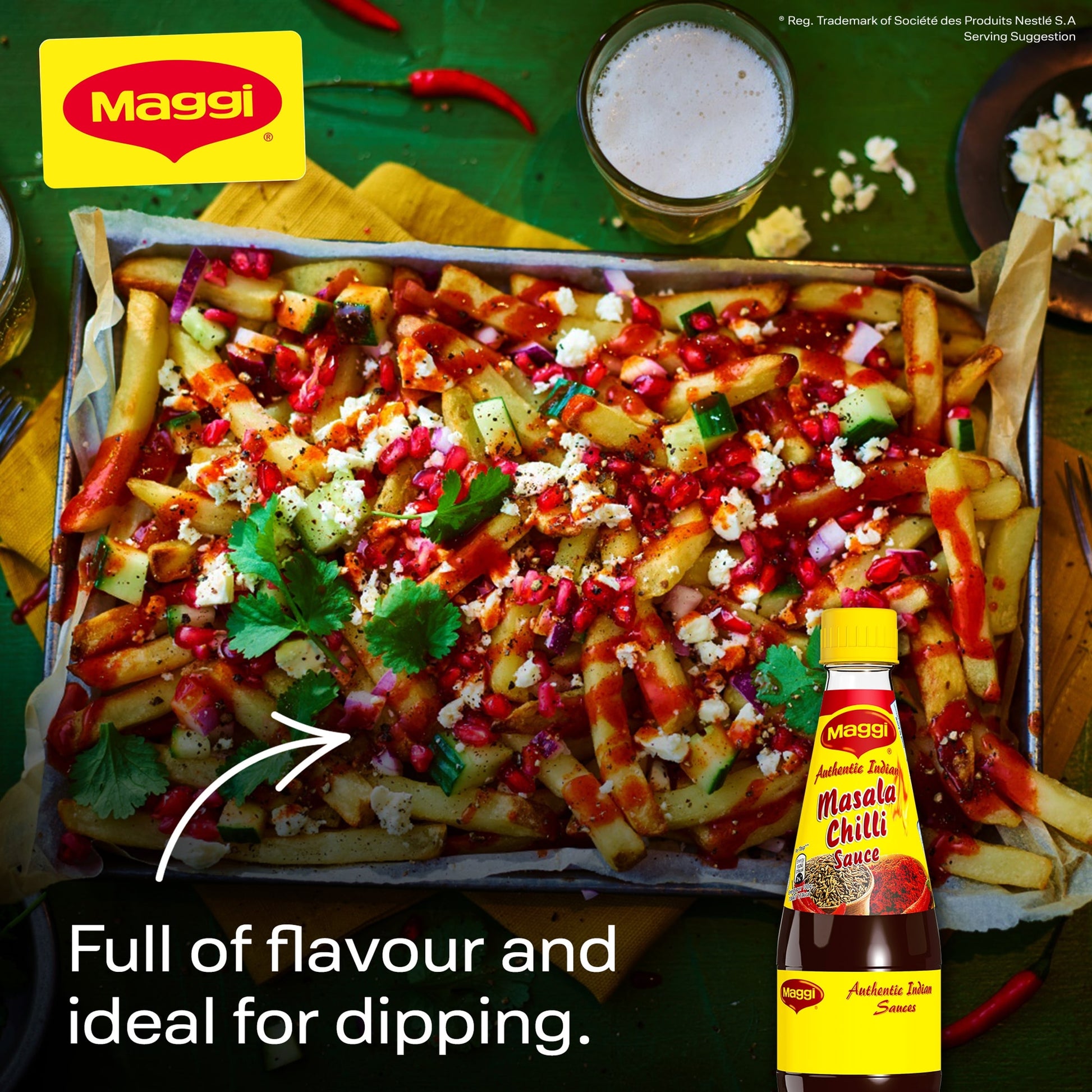 Maggi Authentic Indian Masala Chilli Sauce 400g — image 3