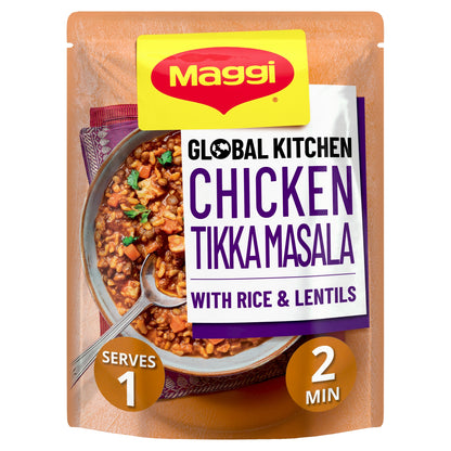 Maggi Global Kitchen Chicken Tikka Masala with Rice and Lentils Ready Meal 260g — image 1