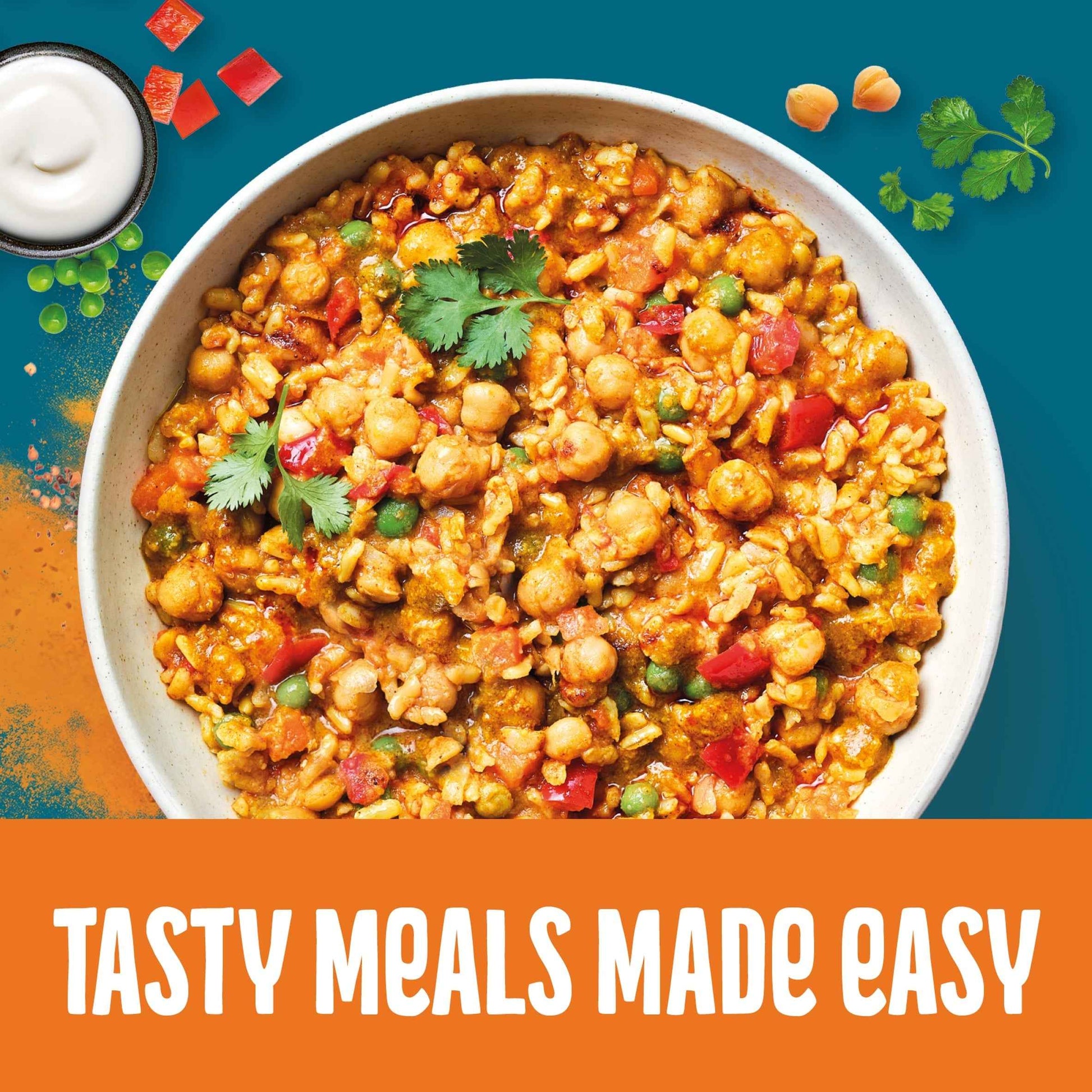 Maggi Global Kitchen Chickpea Korma With Rice Ready Meal 260g