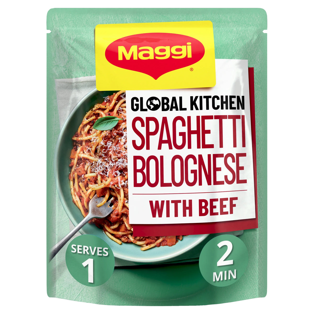 Maggi Global Kitchen Spaghetti Bolognese with Beef Ready Meal 260g — image 1