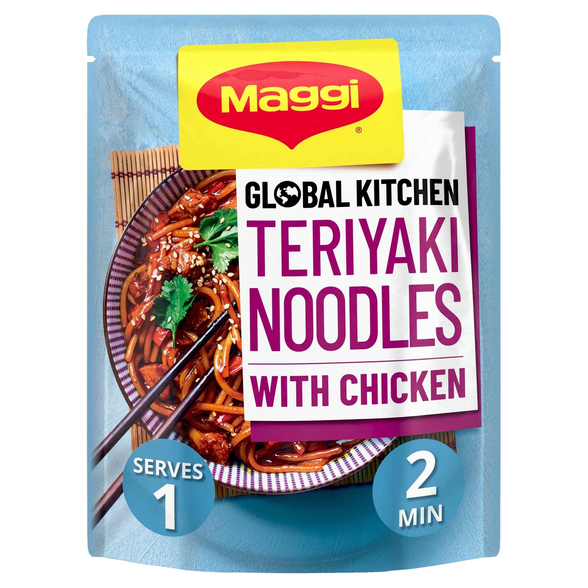 Maggi Global Kitchen Teriyaki Noodles With Chicken Ready Meal 260g
