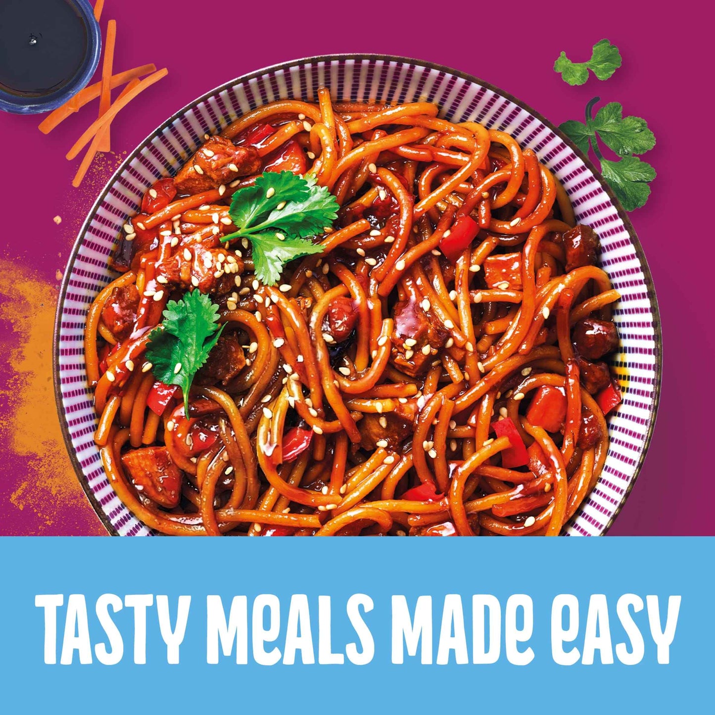 Maggi Global Kitchen Teriyaki Noodles With Chicken Ready Meal 260g