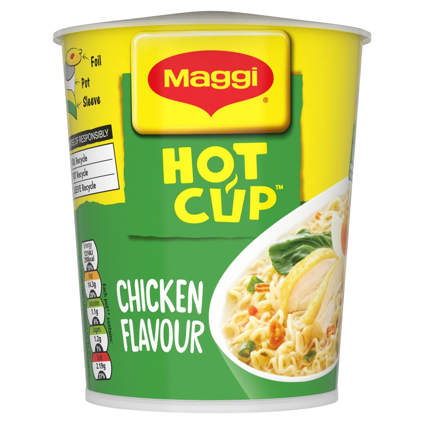 Maggi Hot Cup Chicken Noodles Pot 59.2g — image 1