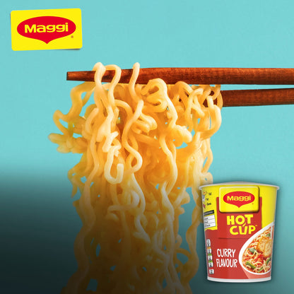 Maggi Hot Cup Noodles - Curry Flavour 59.2g — image 2