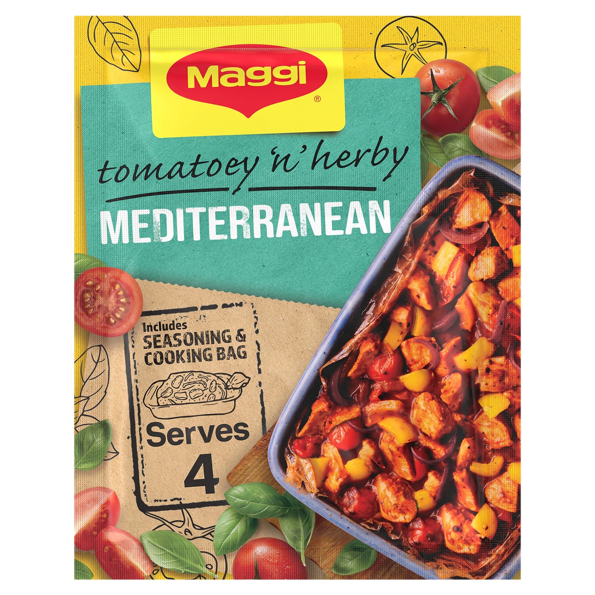 Maggi Mediterranean Chicken Seasoning & Cooking Bag 37g — image 1