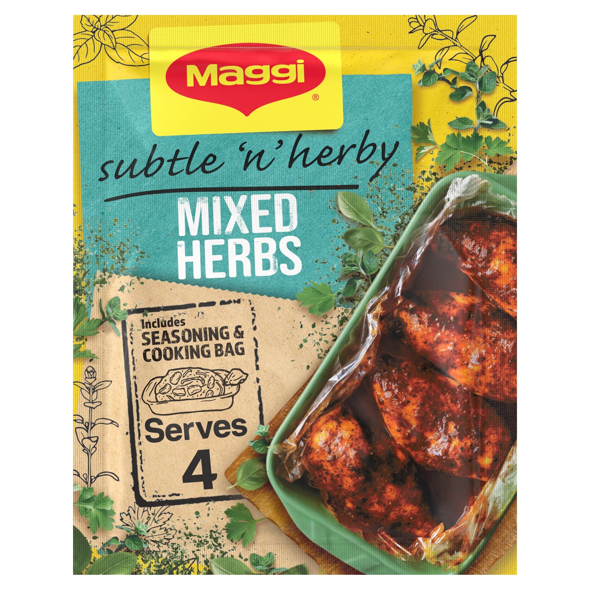 Maggi Mixed Herbs Chicken Recipe Mix 30g — image 1