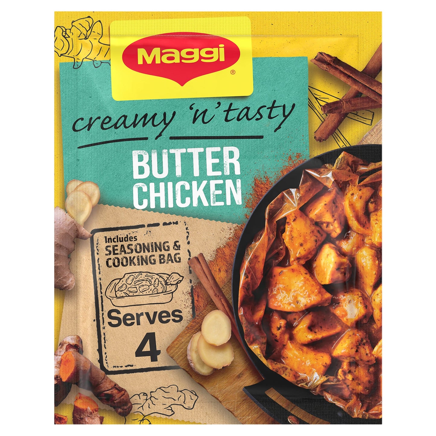 Maggi So Juicy Creamy Butter Chicken Recipe Mix 41g — image 1