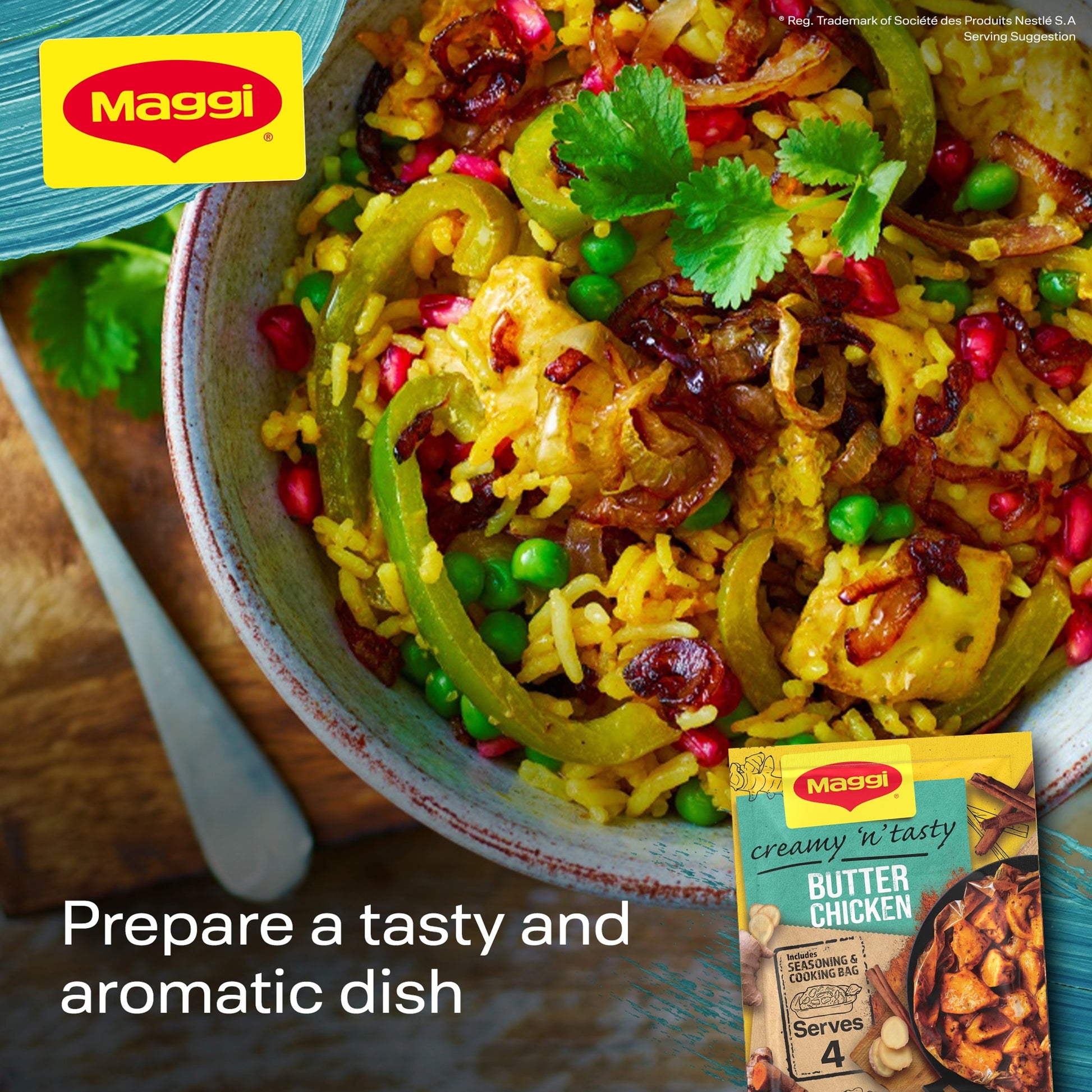 Maggi So Juicy Creamy Butter Chicken Recipe Mix 41g — image 5
