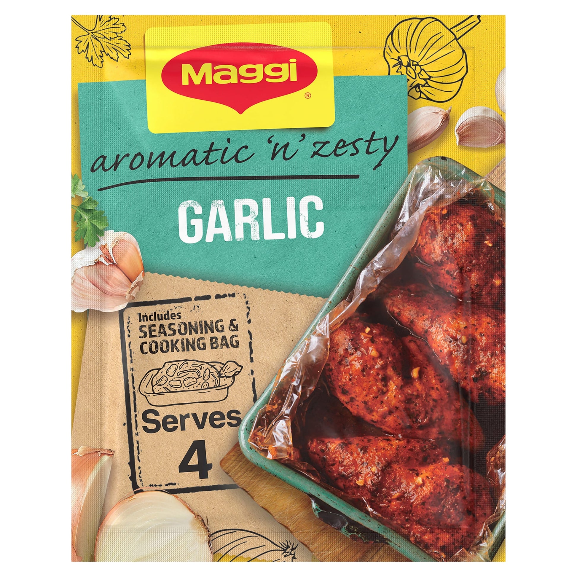 Maggi So Juicy Garlic Recipe Mix 30g — image 1