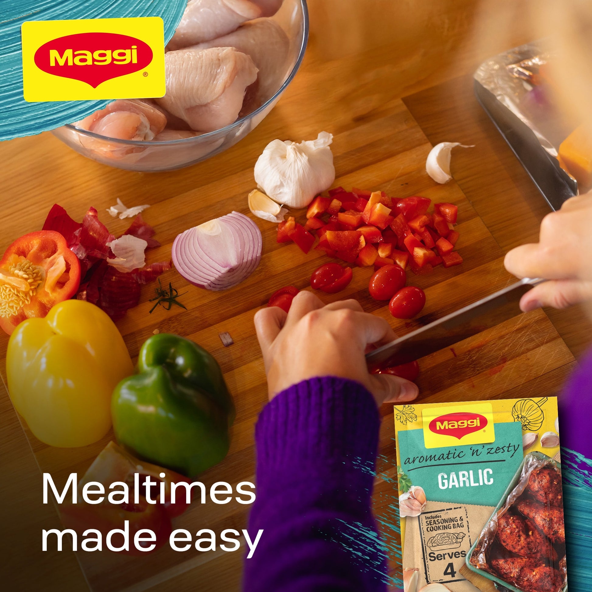 Maggi So Juicy Garlic Recipe Mix 30g — image 5