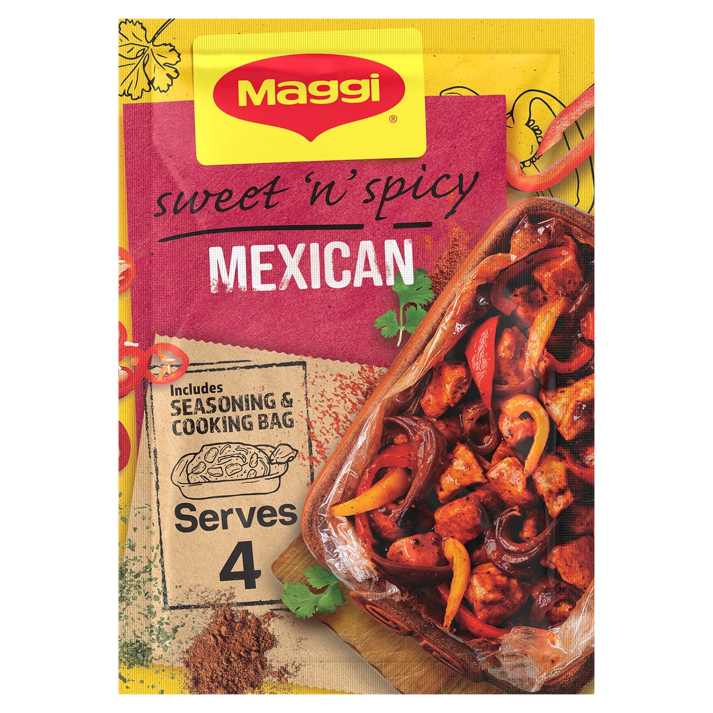 Maggi So Juicy Mexican Recipe Mix 38g — image 1
