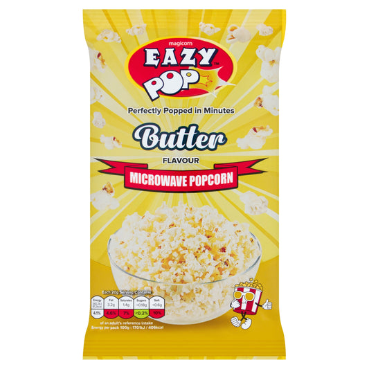 Magicorn Eazy Pop Microwave Popcorn - Butter Flavour 85g — image 1