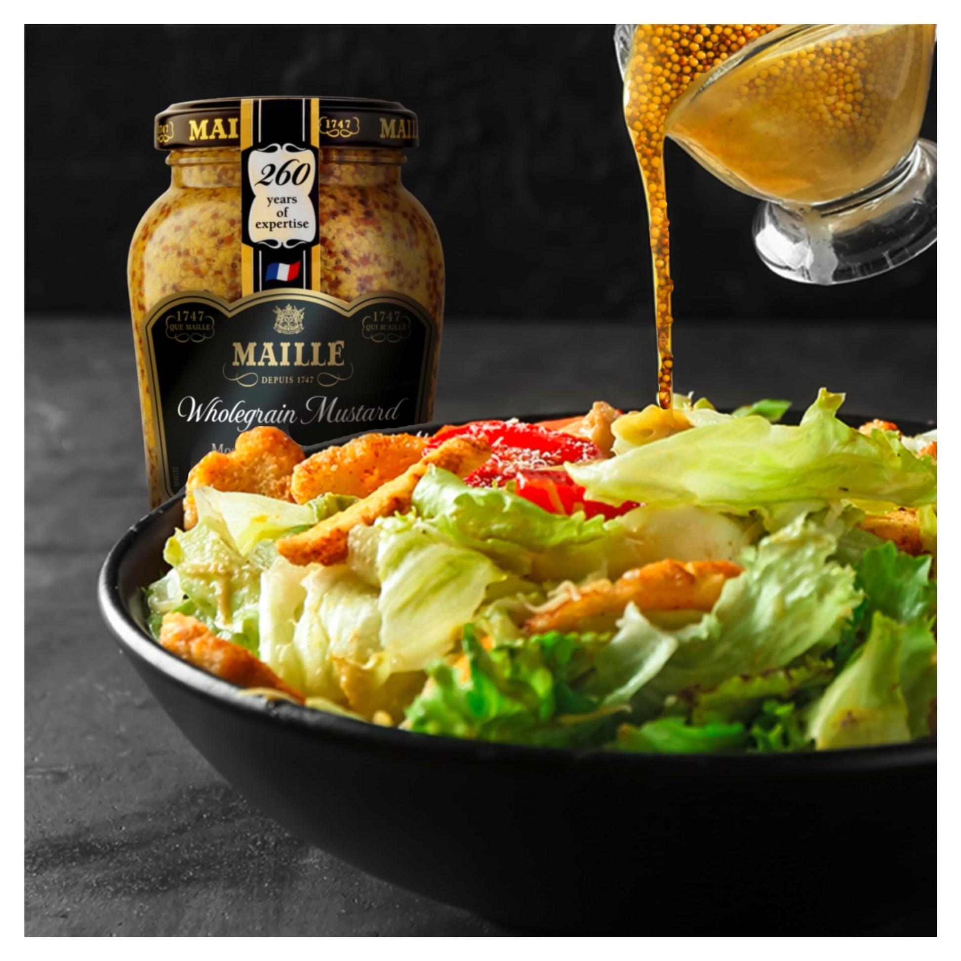Maille Wholegrain Mustard 210G — image 2