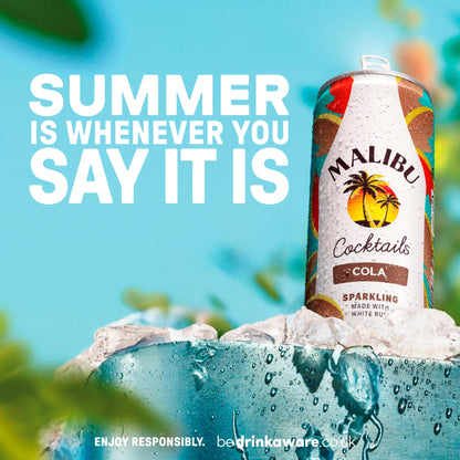 Malibu Cola Ready to Drink Premix 250ml — image 2