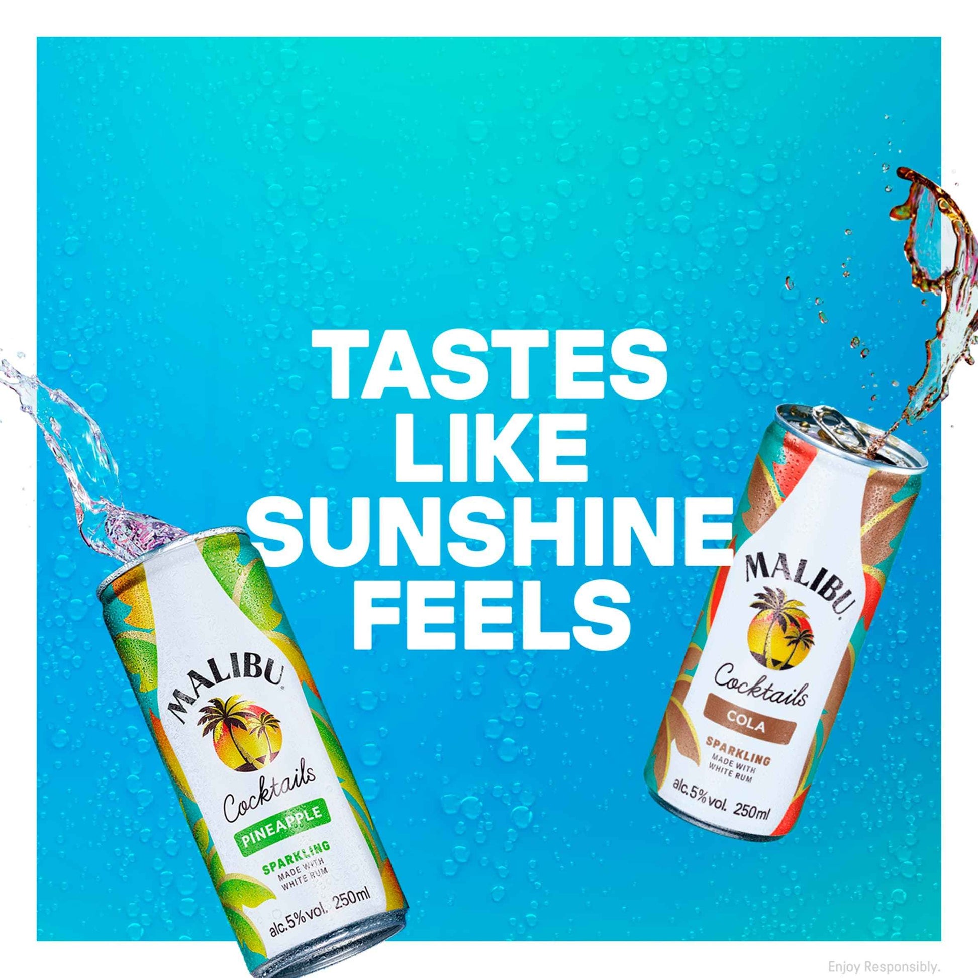 MALIBU Cola Ready To Drink Premix 250ml