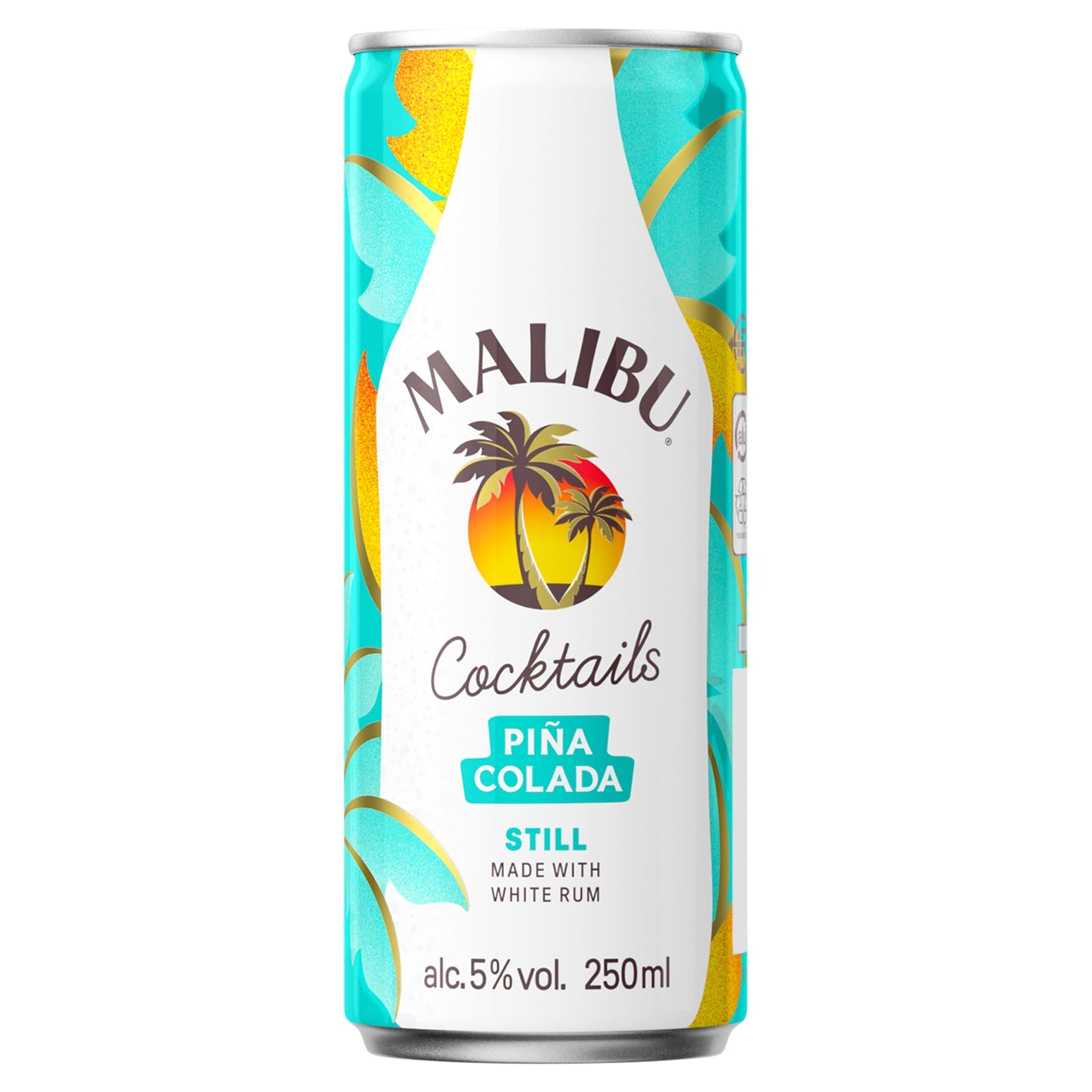 Malibu Piña Colada Still Pre-Mixed Ready to Drink Cocktail 250mL — image 1