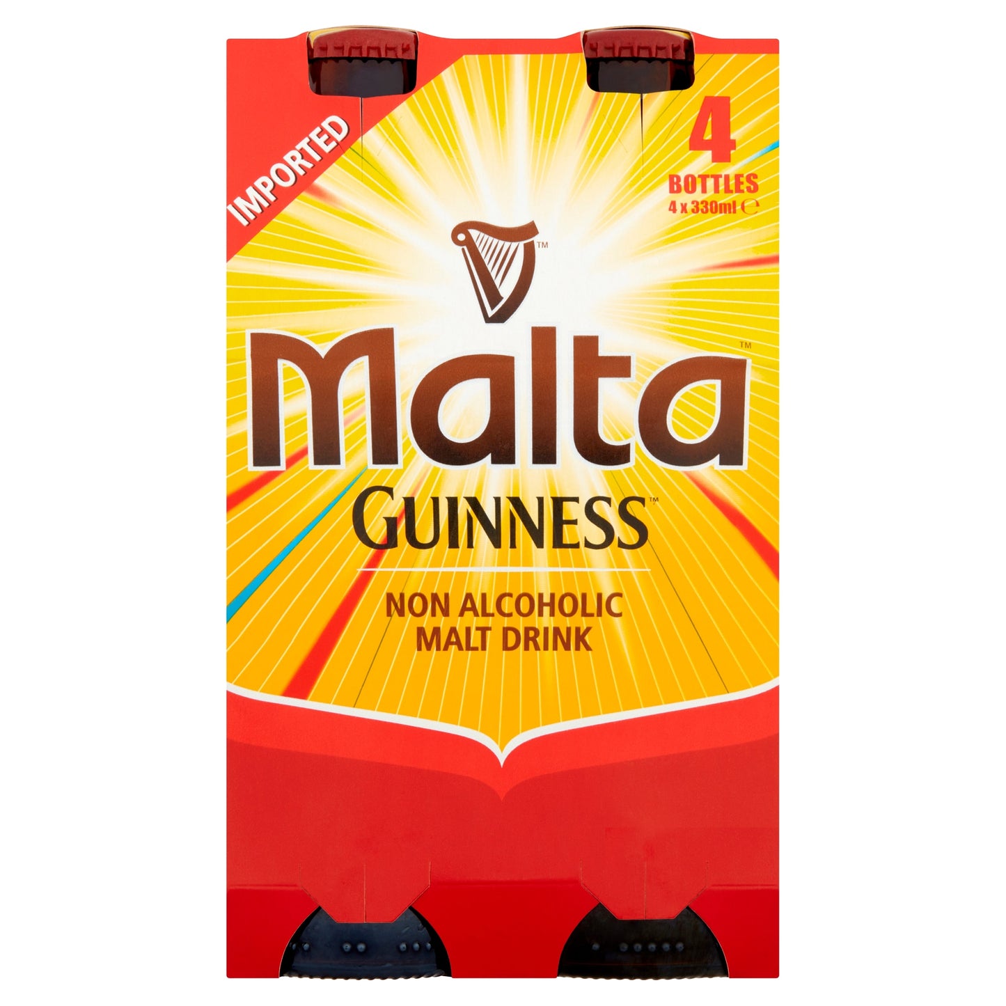 Malta Guinness Imported Nigeria Drink 4 X 330Ml — image 1
