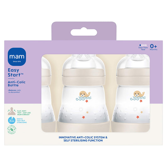 MAM EASY START ANTI COLIC 160ML BOTTLE 3 PACK — image 1