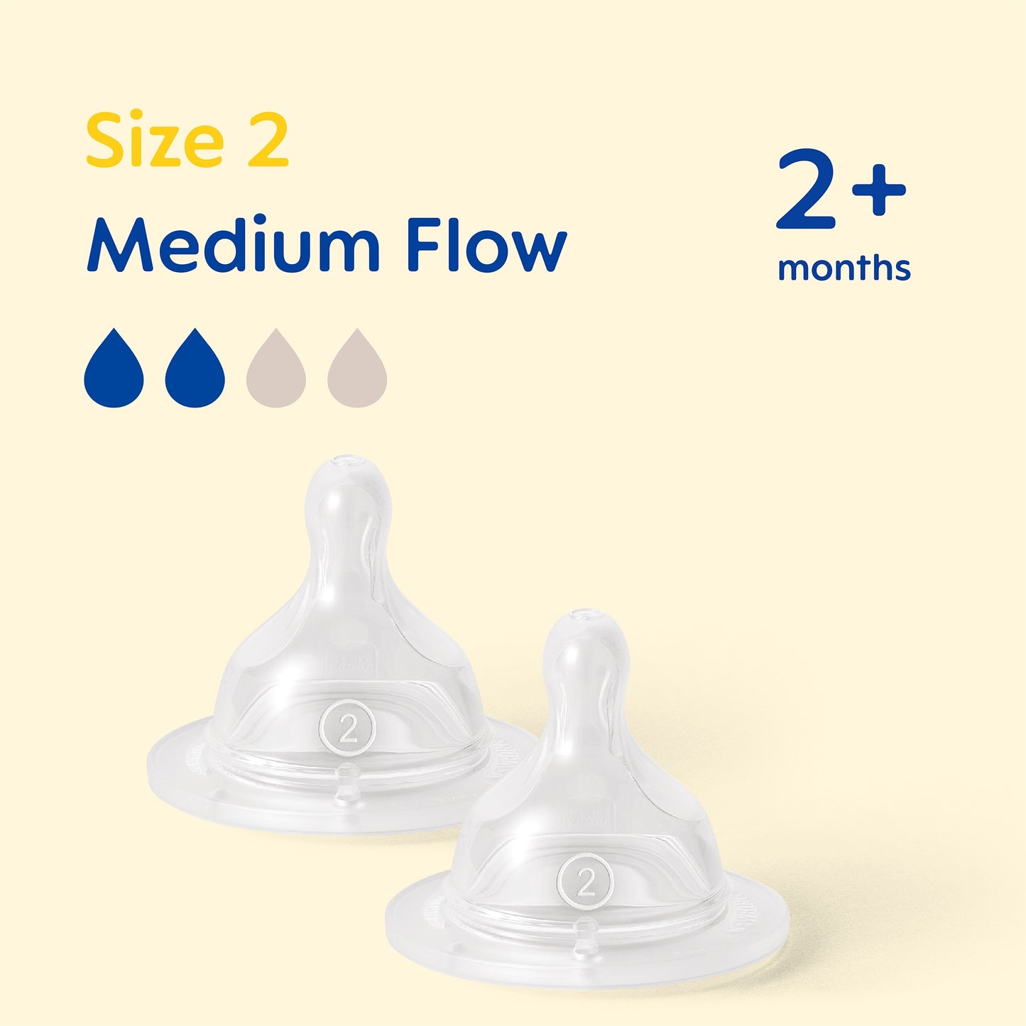 Mam Medium Flow Teat 2+ Months — image 2