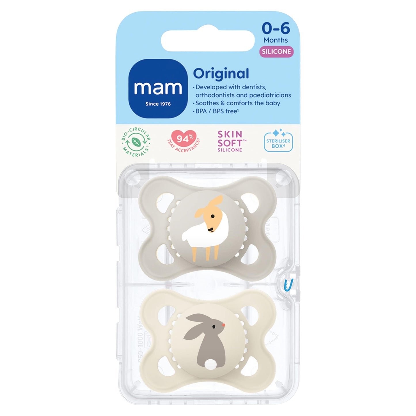 MAM Original 0-6m 2Pk — image 1