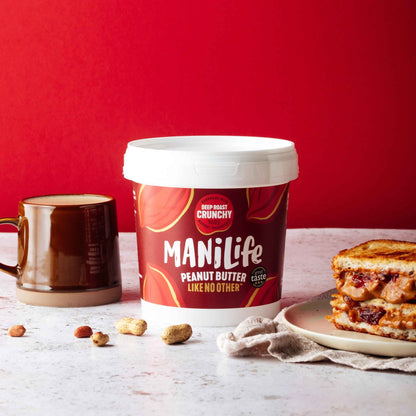Manilife Deep Roast Crunchy Peanut Butter 900g