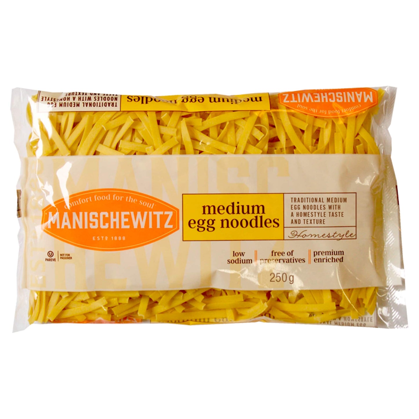 Manischewitz Medium Egg Noodles 250G — image 1