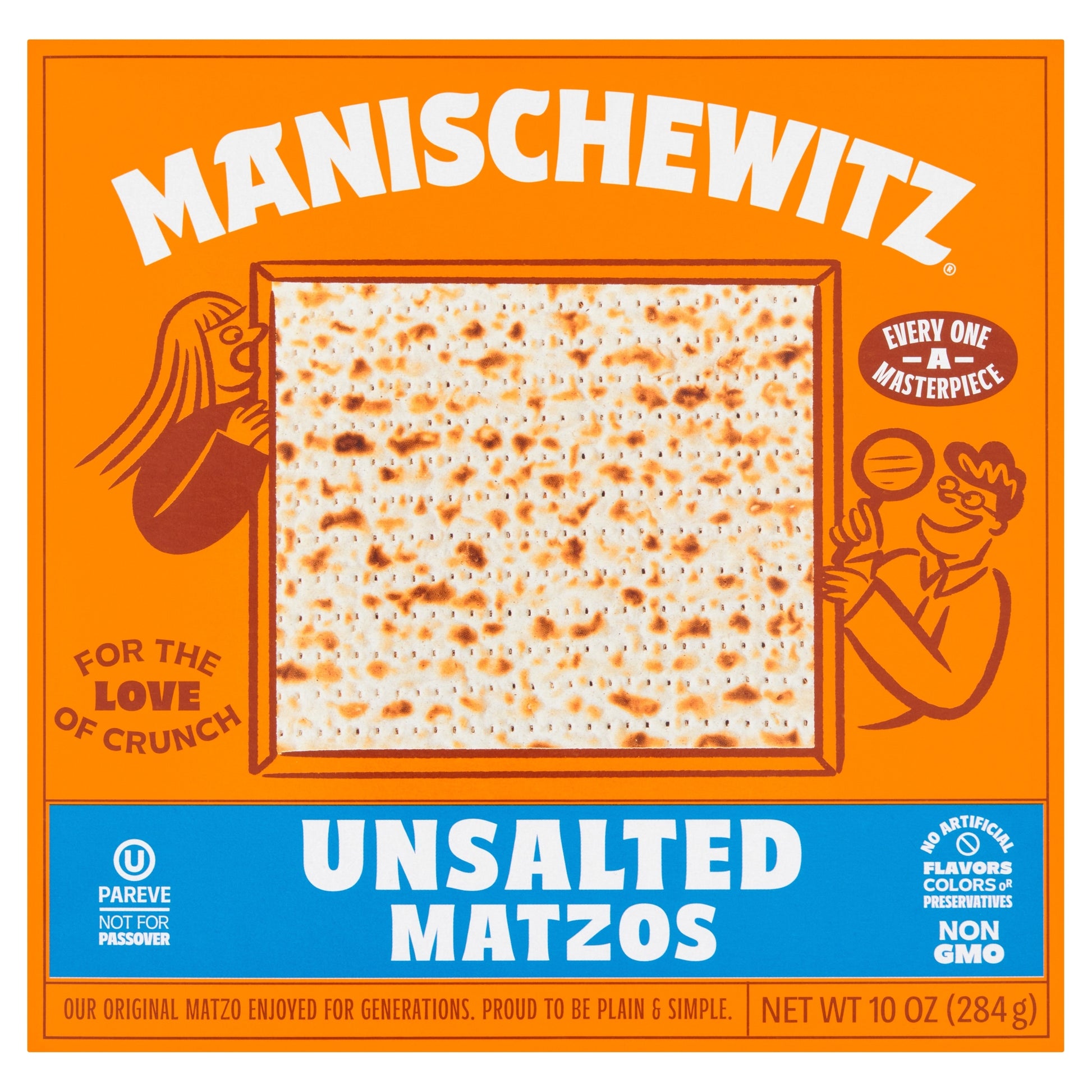 Manischewitz Unsalted Matzos 284g — image 1