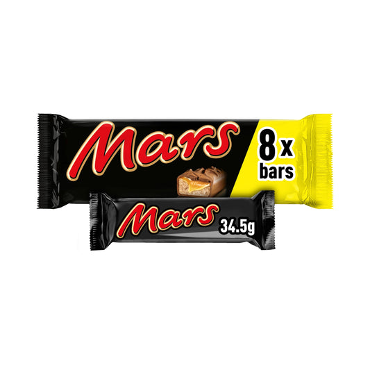 Mars Milk Chocolate, Nougat and Caramel Centre Bars 8 x 34.5g — image 1