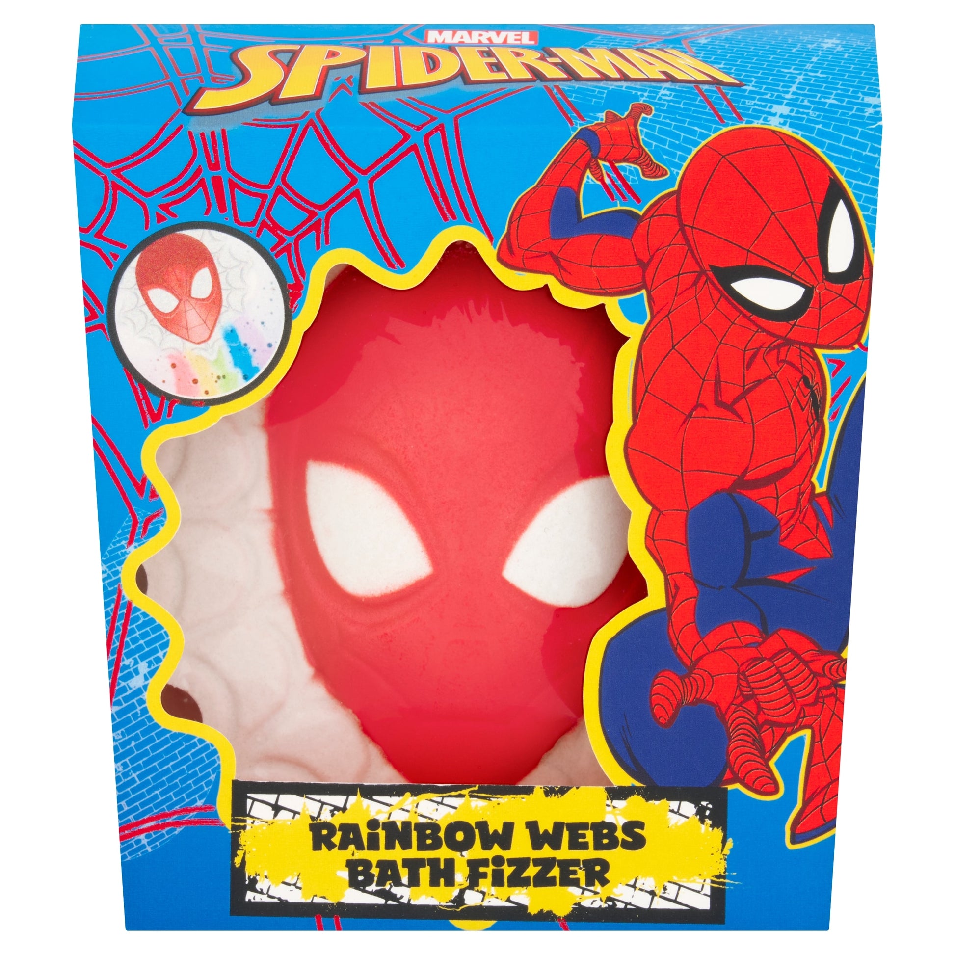 Marvel Spiderman rainbow webs bath fizzer 150g — image 1