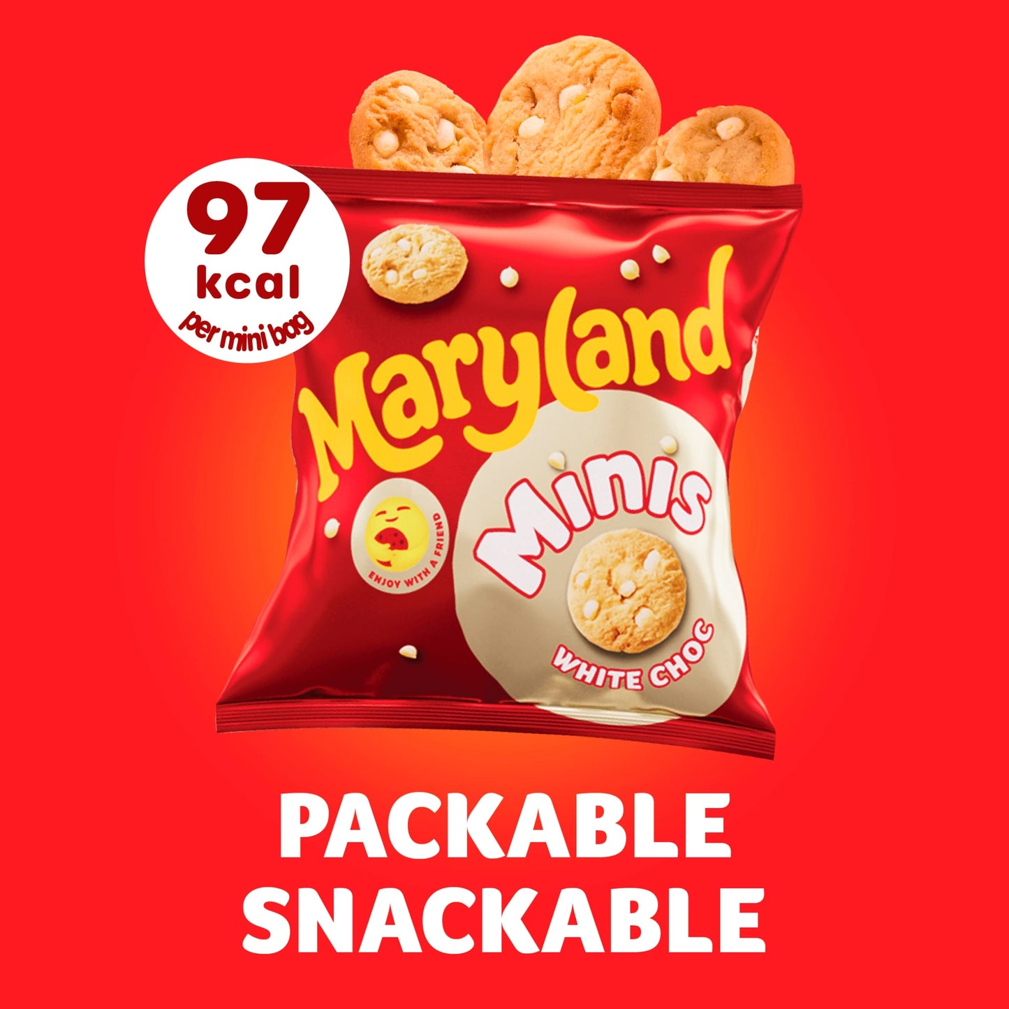 Maryland 6 Mini White Choc Cookie Bags 118.8g — image 3