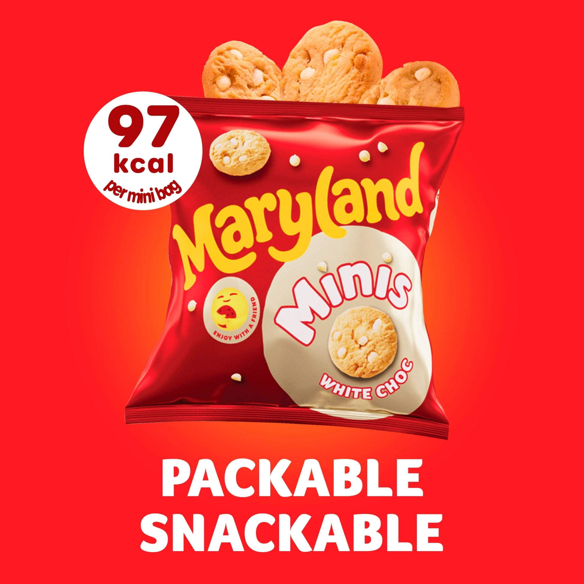 Maryland 6 Mini White Choc Cookie Bags 118.8g — image 3