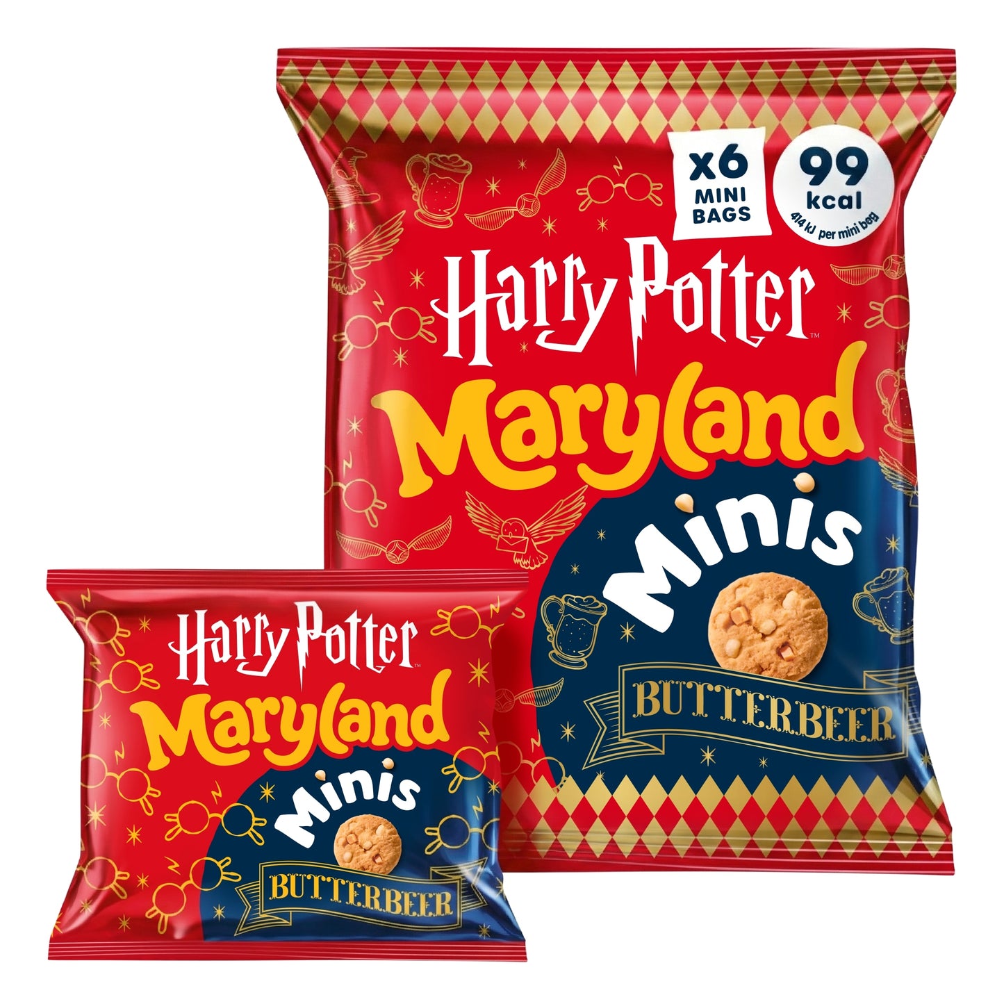 Maryland Cookies Harry Potter Minis Butterbeer 6 pack 118.8g — image 1