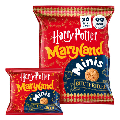 Maryland Cookies Harry Potter Minis Butterbeer 6 pack 118.8g — image 1