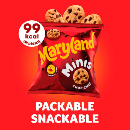 Maryland Minis Cookies - Choc Chip 6 Mini Bags 118.8g — image 2