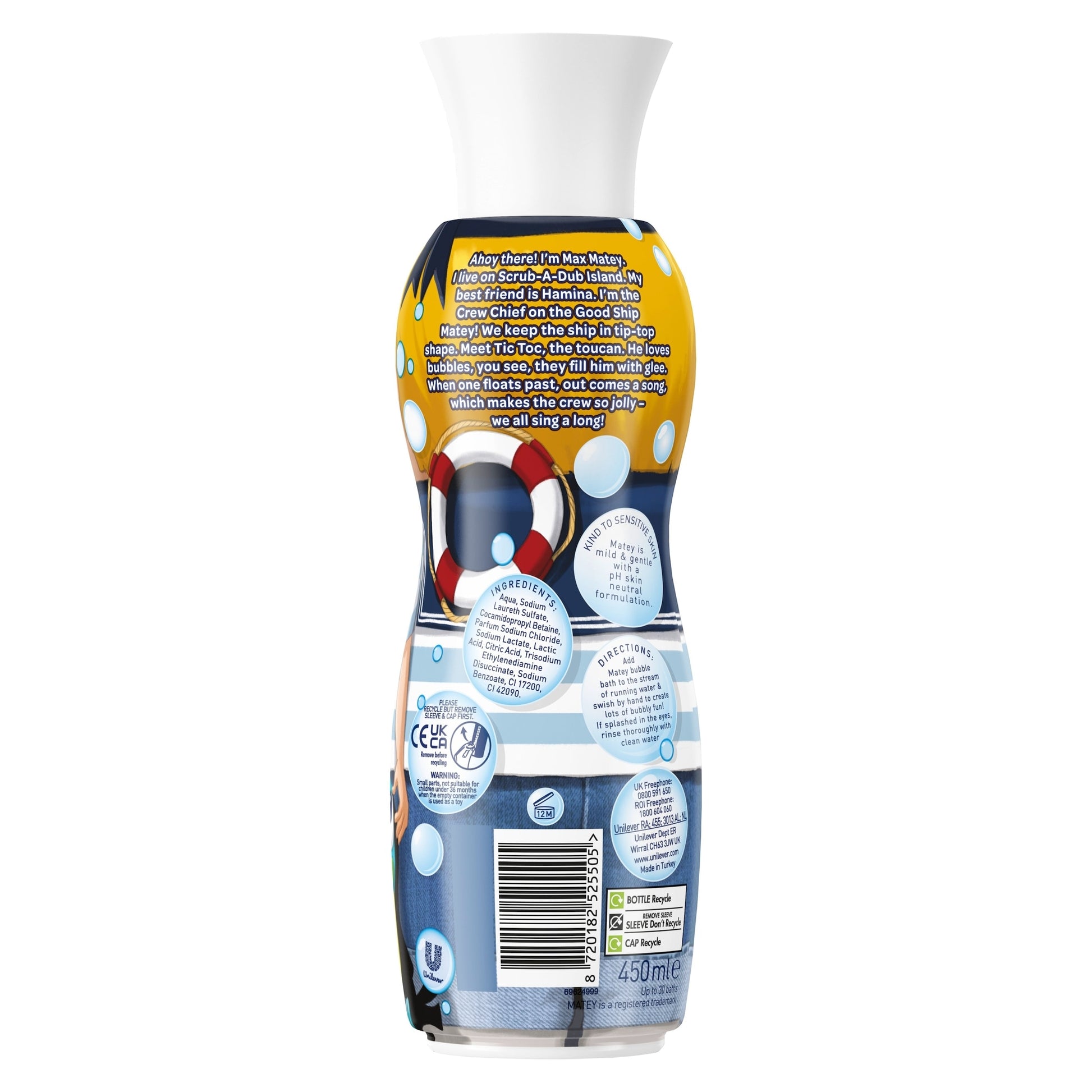 MATEY Max Bubble Bath 450ml