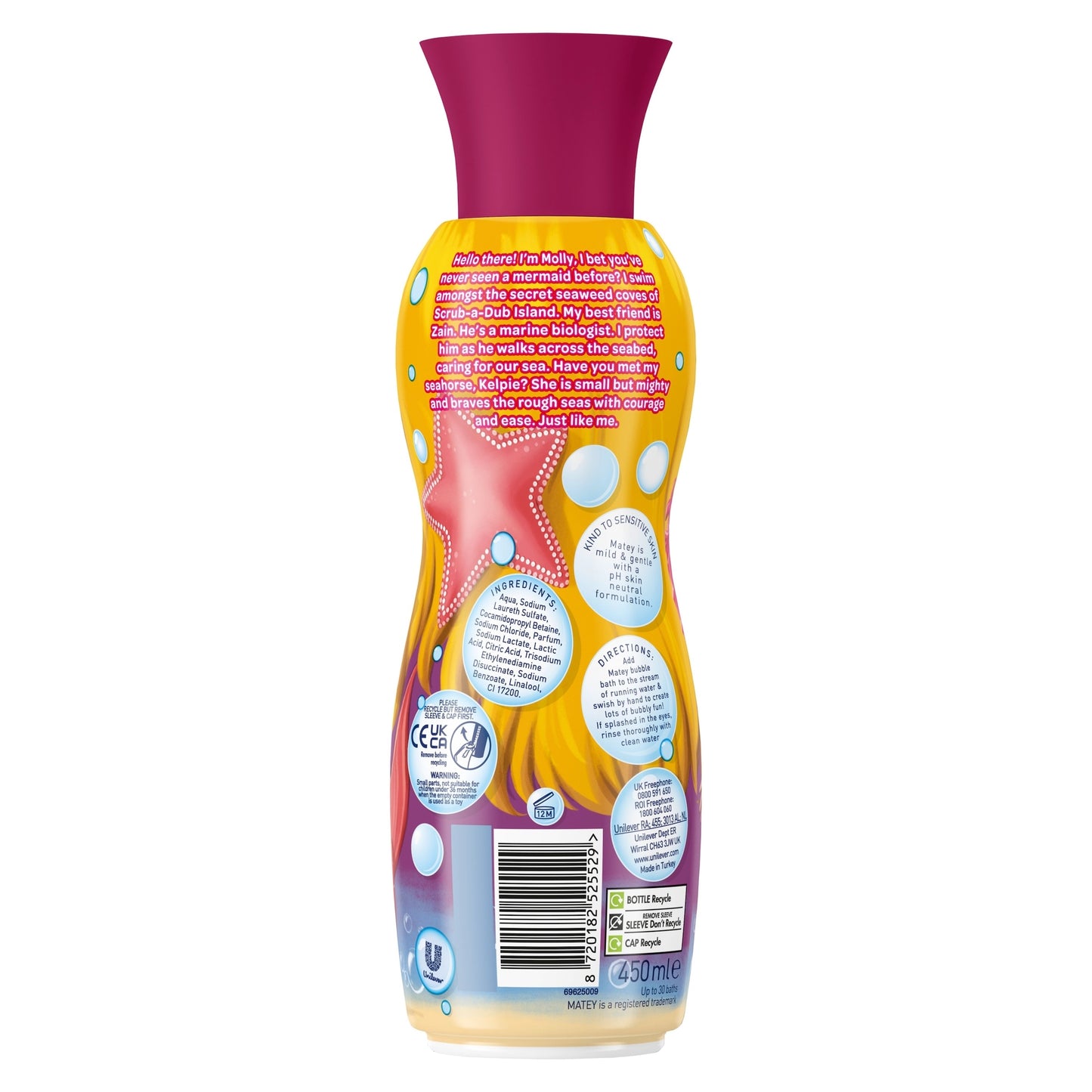 Matey Molly Mermaid Bubble Bath 450Ml — image 2