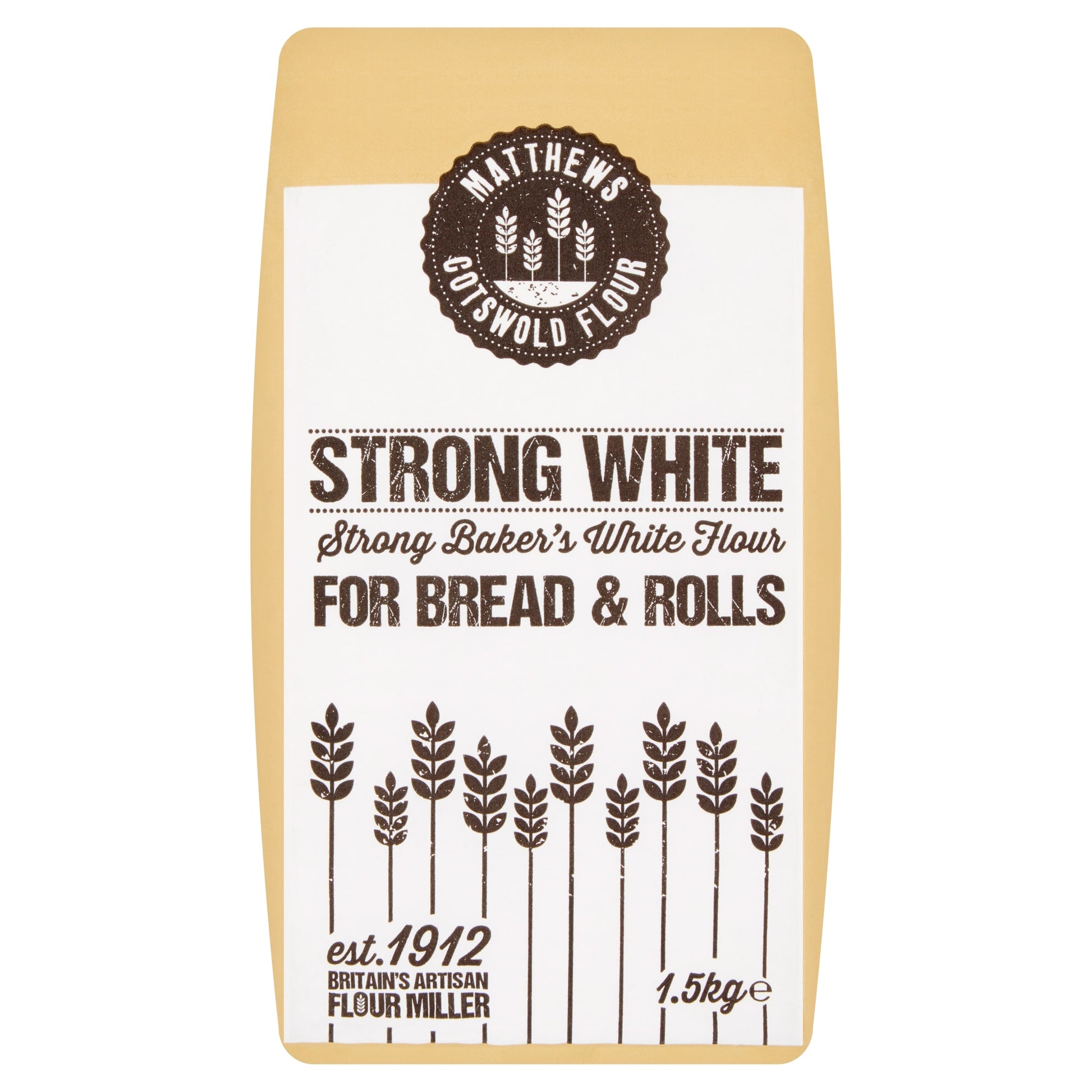 Matthews Cotswold Strong White Flour 1.5Kg — image 1