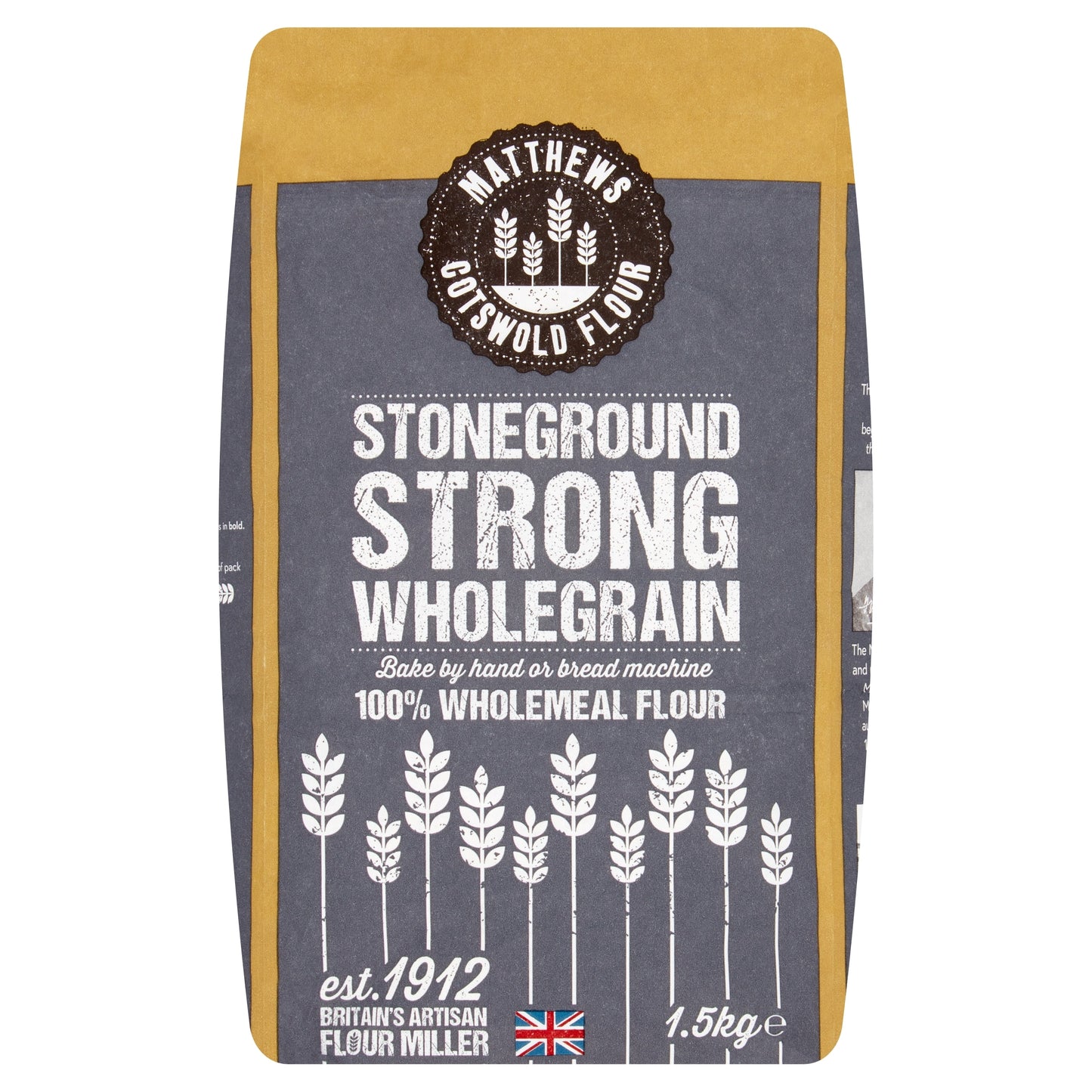 Matthews Flour Stoneground Strong Wholegrain 1.5Kg — image 1