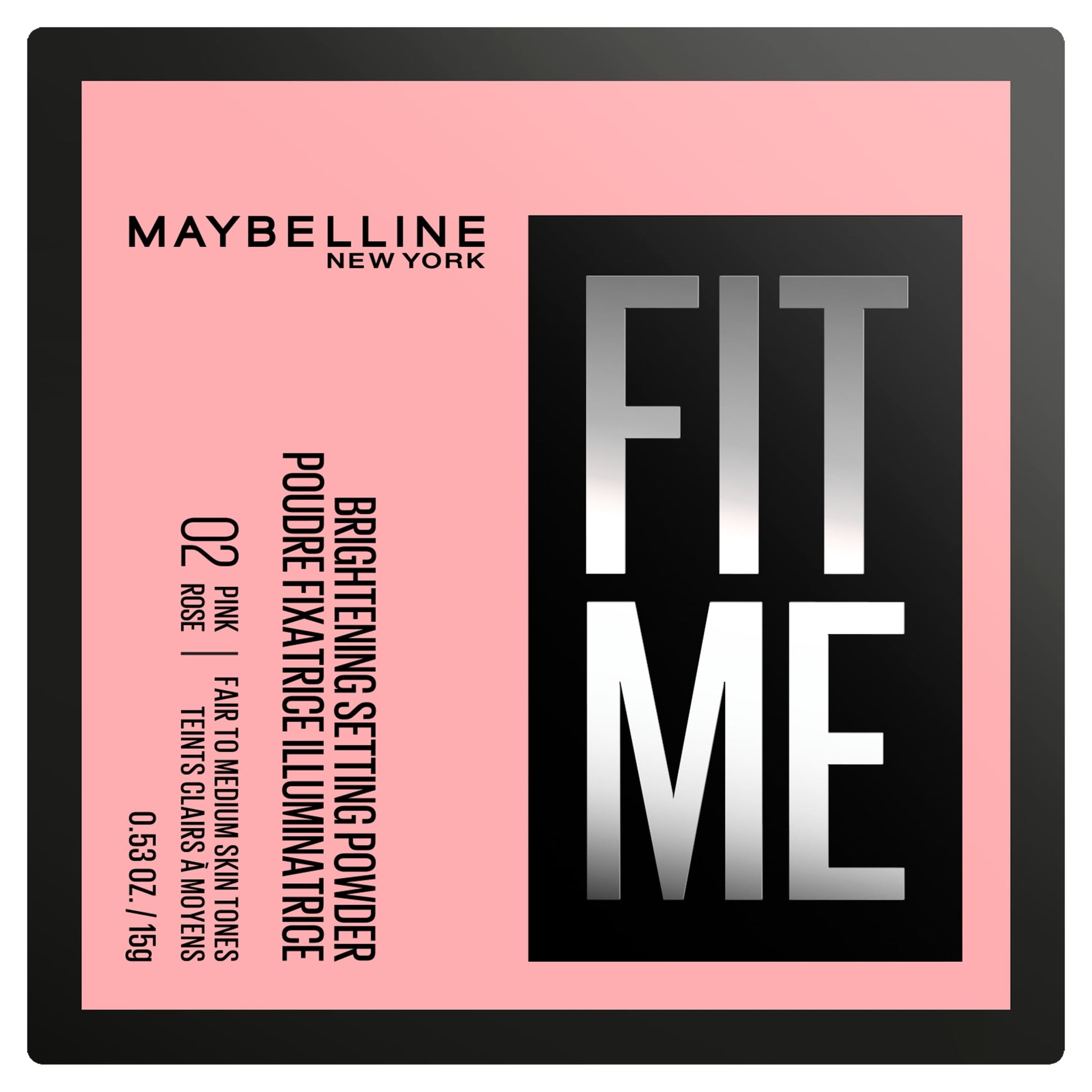 Maybelline, Fit Me Loose Powder, 02 Pink Rose, 15g — image 1