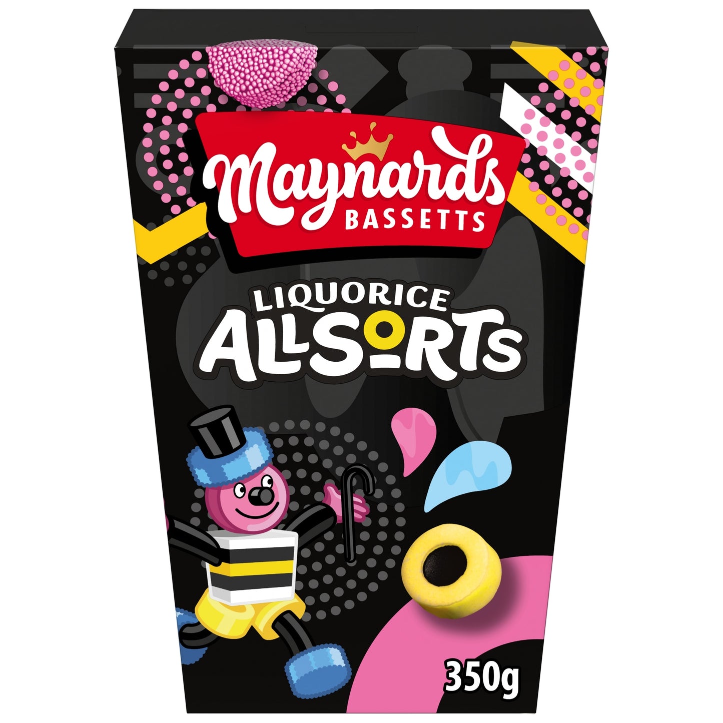 Maynards Bassetts Liquorice Allsorts Sweets Carton 350G — image 1