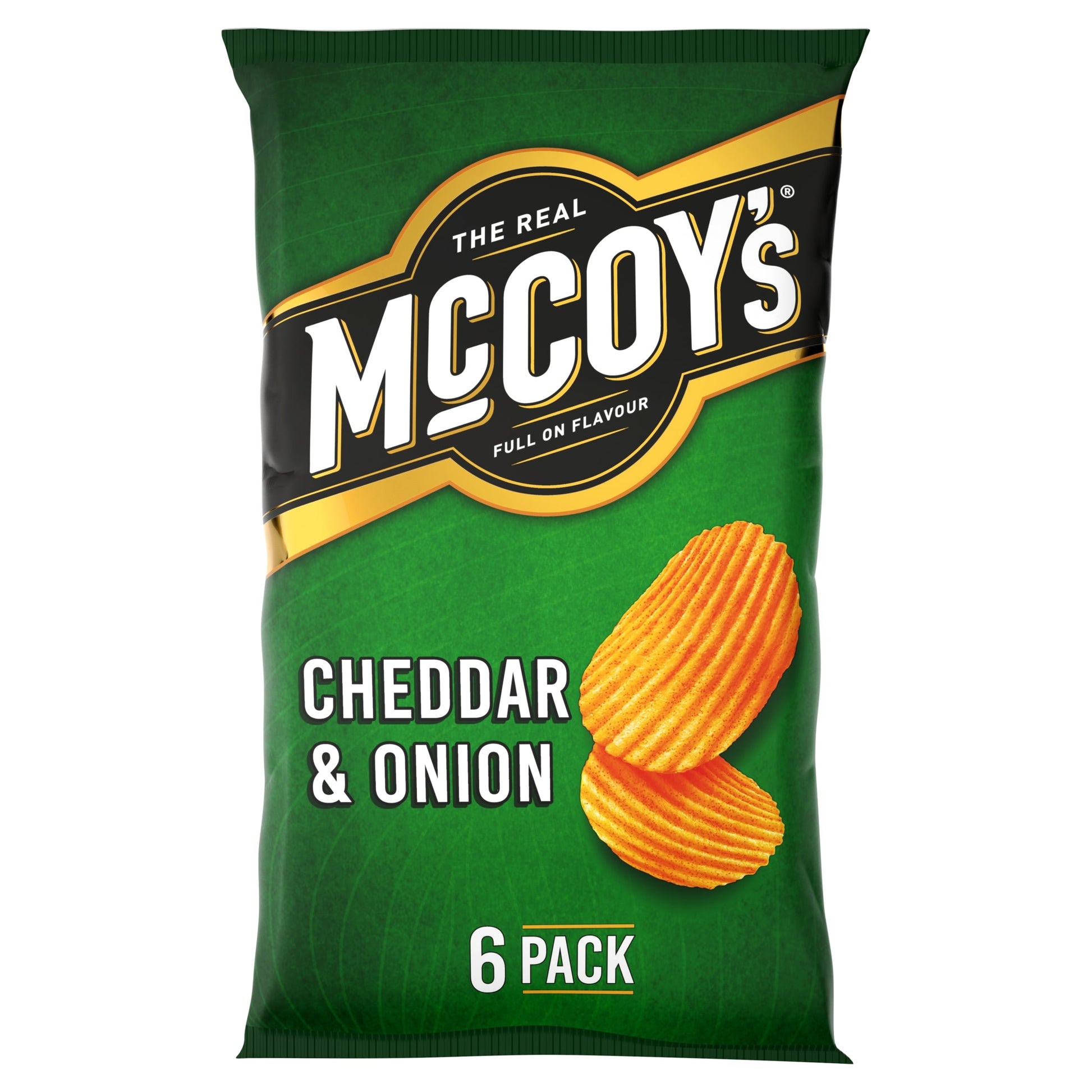 McCoy's Cheddar & Onion Multipack Crisps 6x25g — image 1