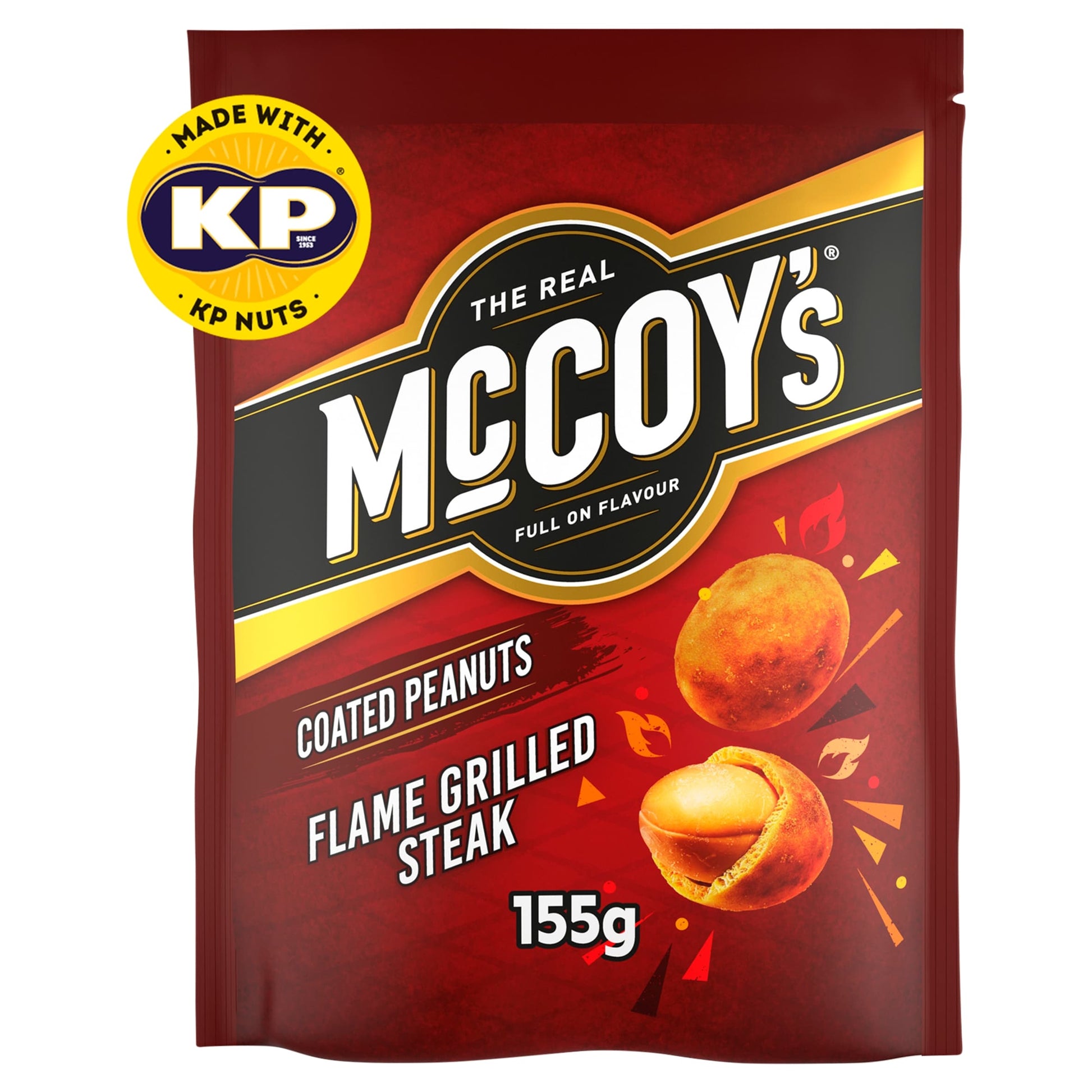 McCoy's Coated Peanuts Flame Grilled Steak 155g — image 1