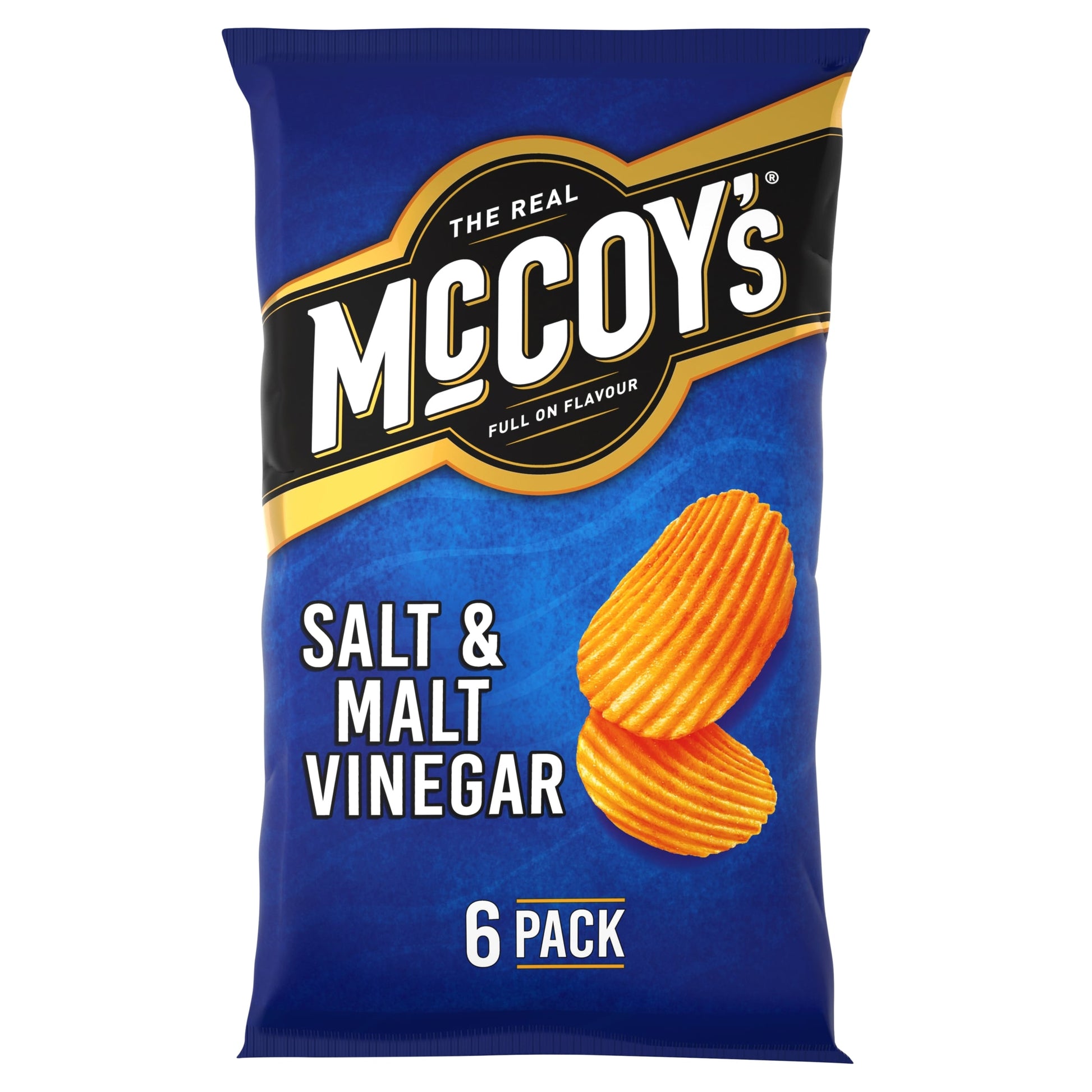 McCoy's Salt & Malt Vinegar Multipack Crisps 6x25g — image 1