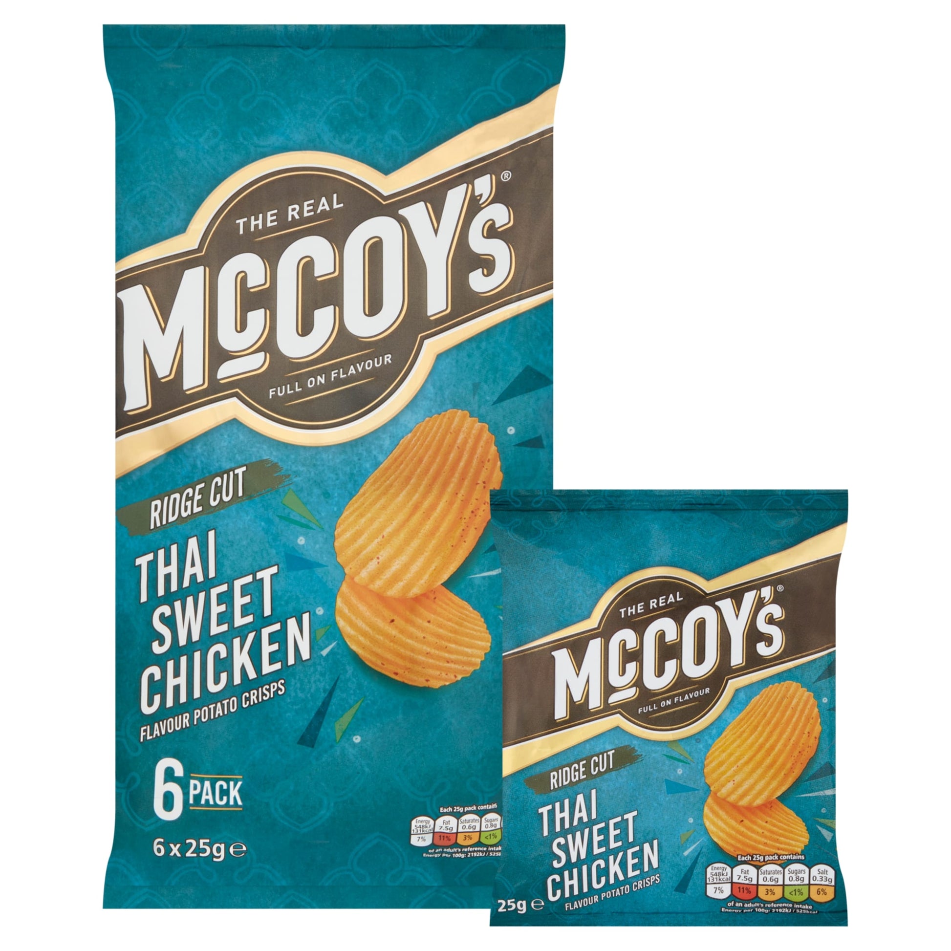 McCoy's Thai Sweet Chicken Multipack Crisps 6x25g — image 2